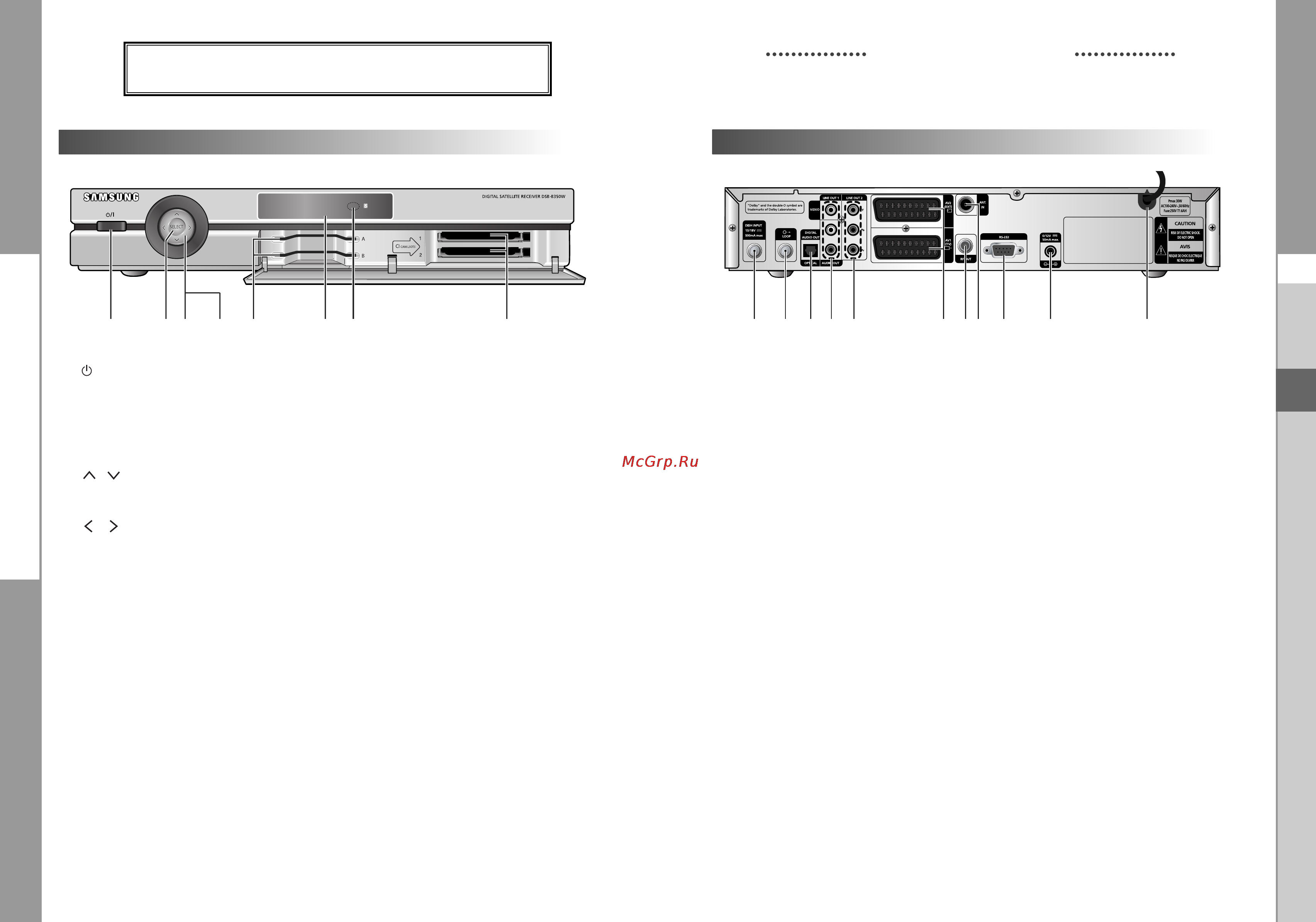 Samsung DSB-B350V [46/60] Опис