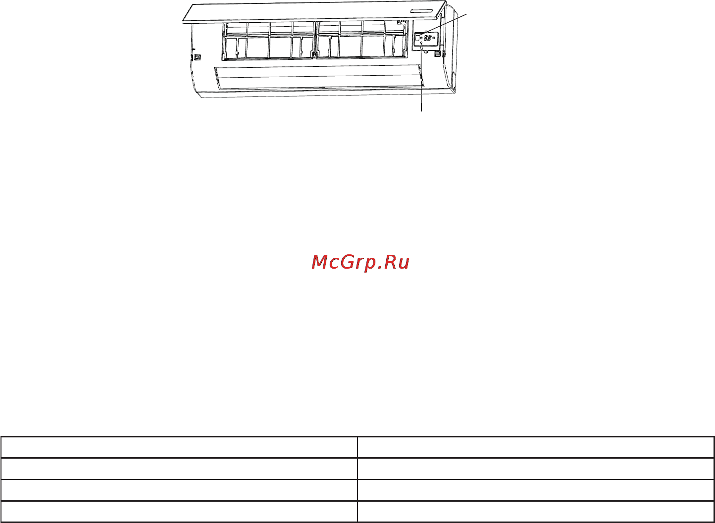 Lessar LSF-250KD22 [14/20] Коды ошибок