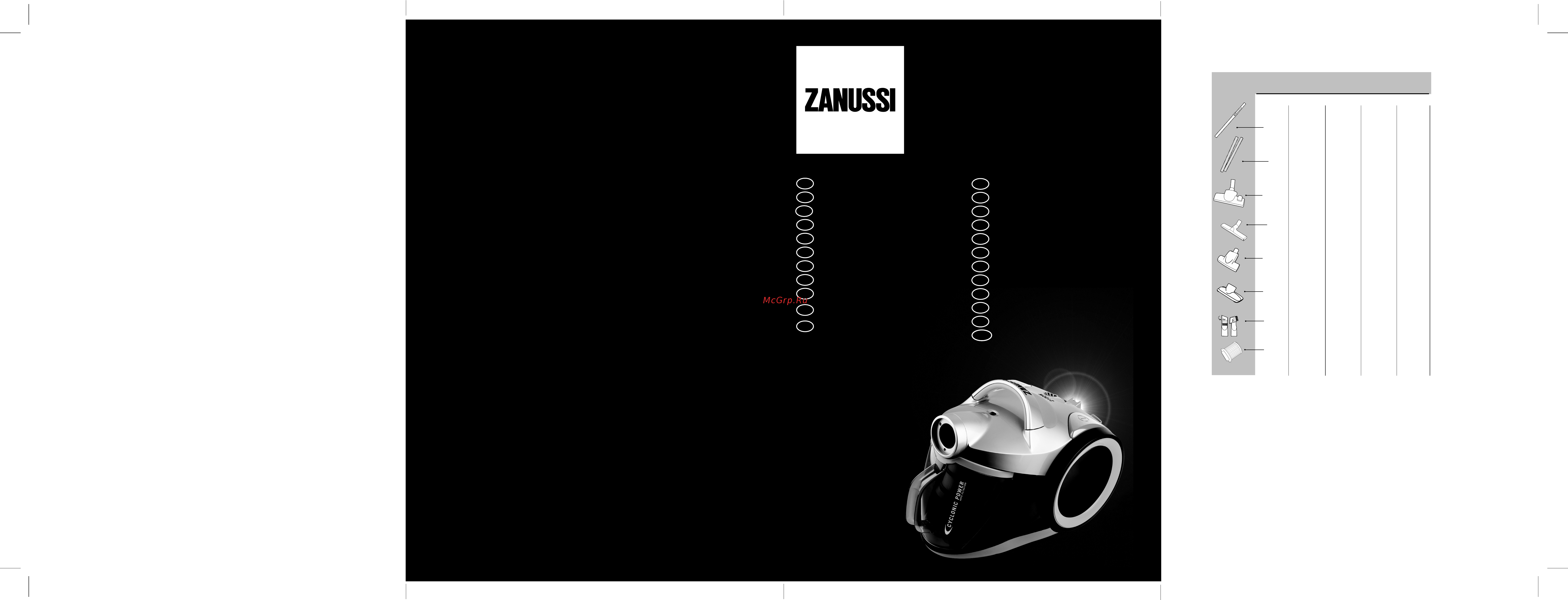 Zanussi ZANS750 Инструкция по эксплуатации онлайн