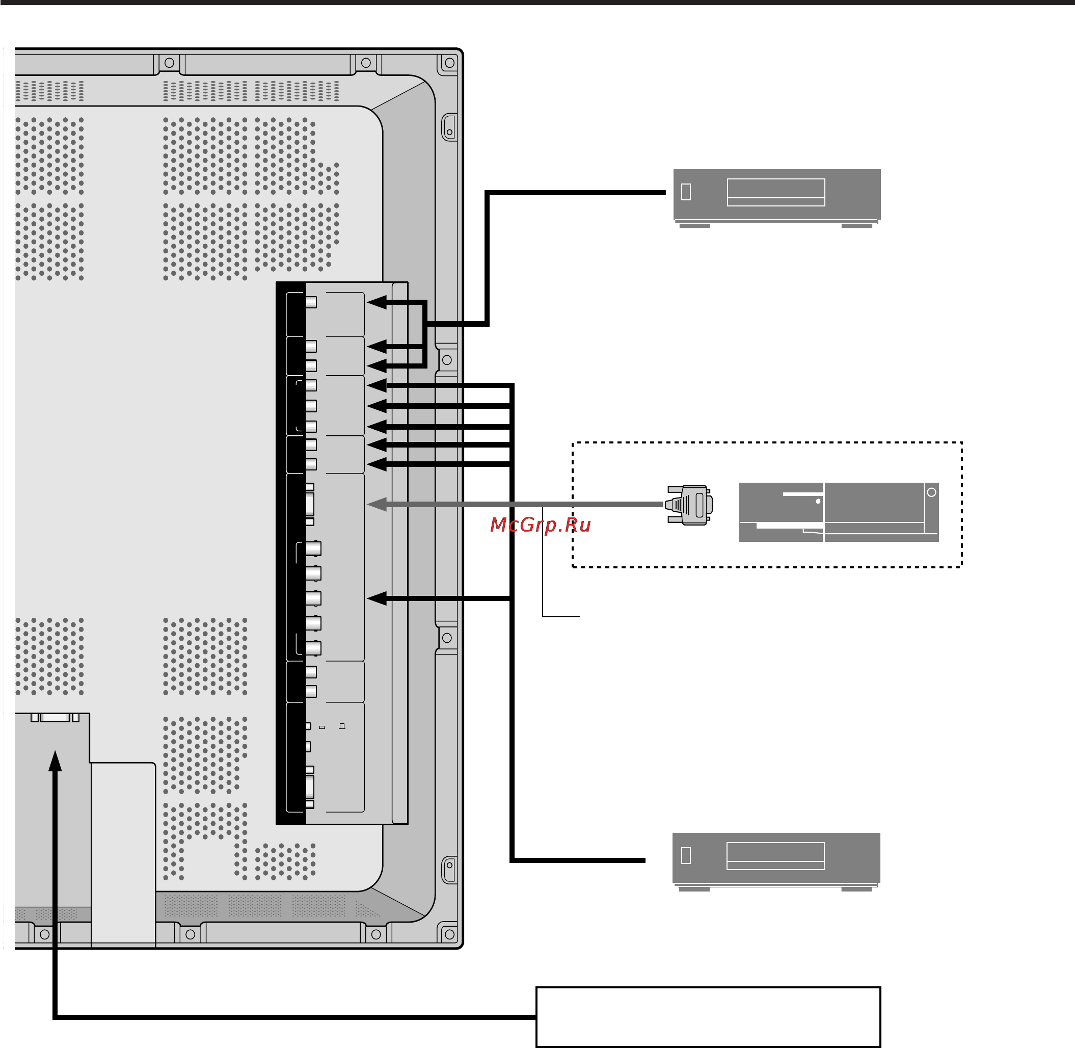 Toshiba 42WP26 [12/48] Установка аппарата