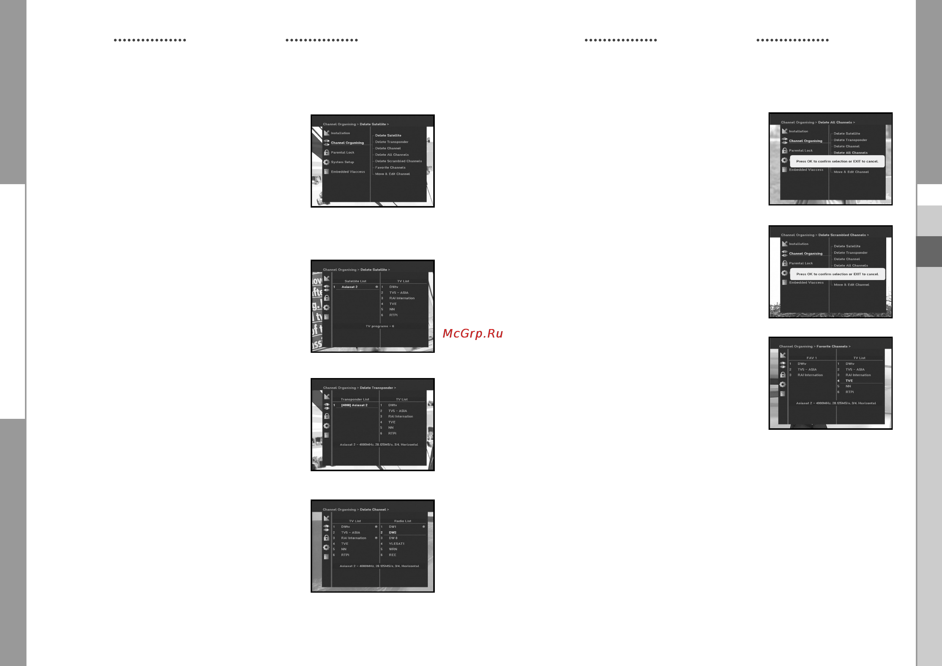 Samsung DSB-S300V [34/60] Channel organising