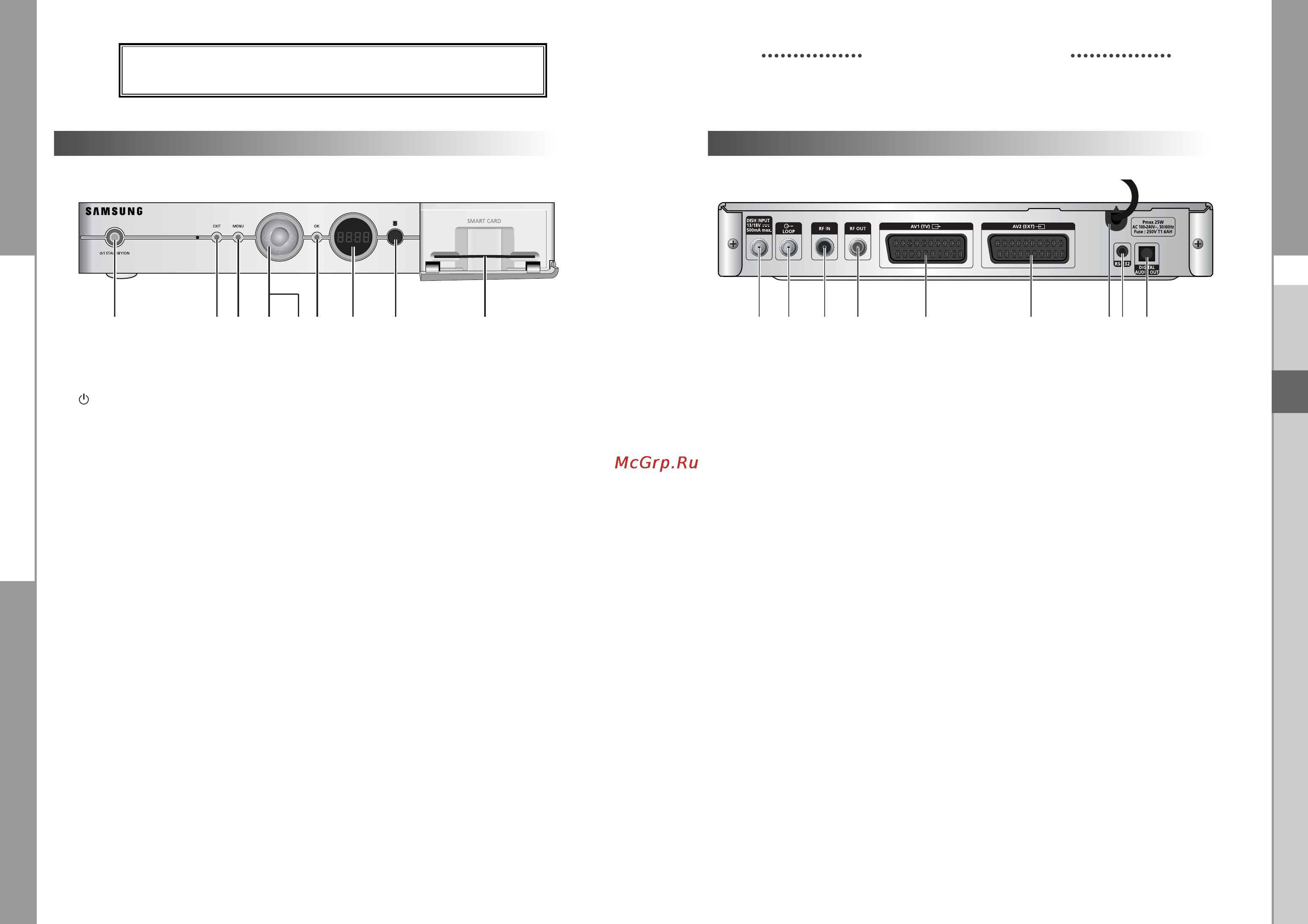 Samsung DSB-S300V [46/60] Опис