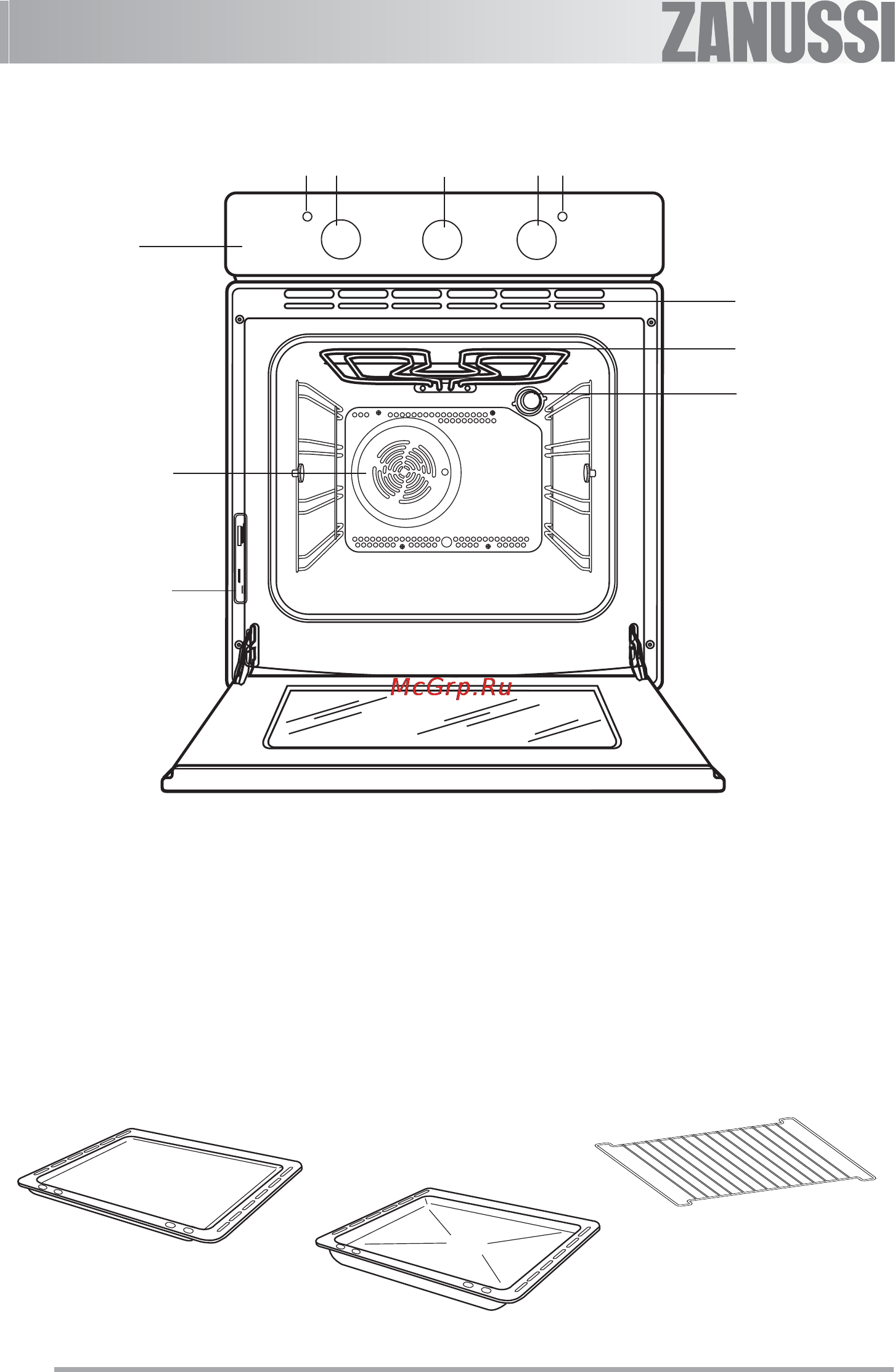 Zanussi ZOB 360 X [5/24] Описание изделия