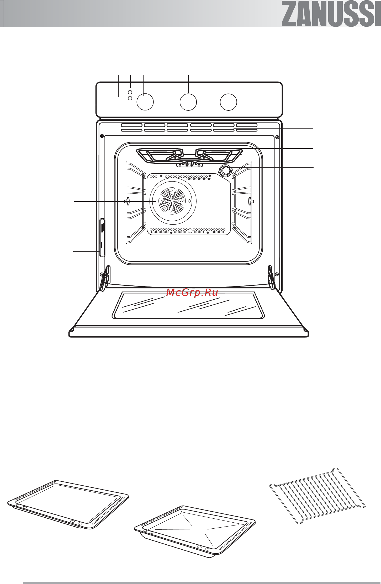 Zanussi ZOB 561 XQ [5/25] Описание изделия