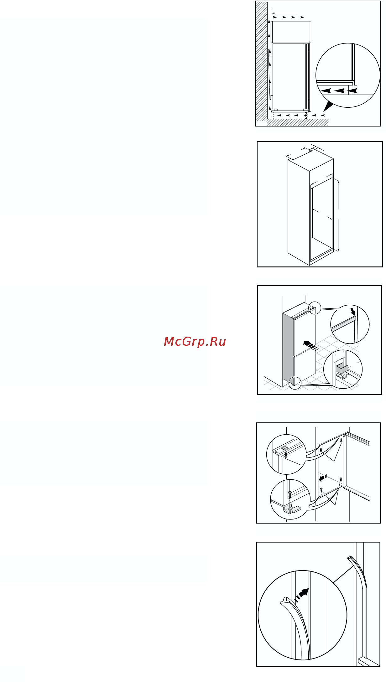 Zanussi ZBB 6286 [12/32] Building in instructions