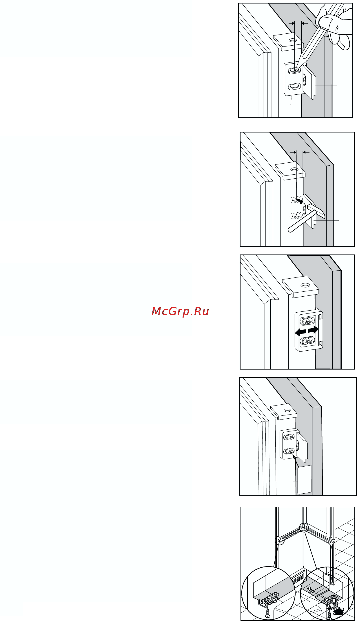 Zanussi ZBB 6286 [14/32] At the end of operations it is necessary to check if the door of the furniture closes properly