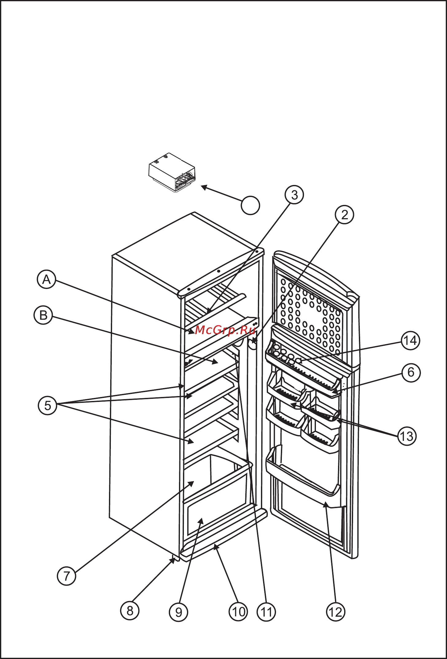 Zanussi ZRD 324 WO [12/22] Page 12
