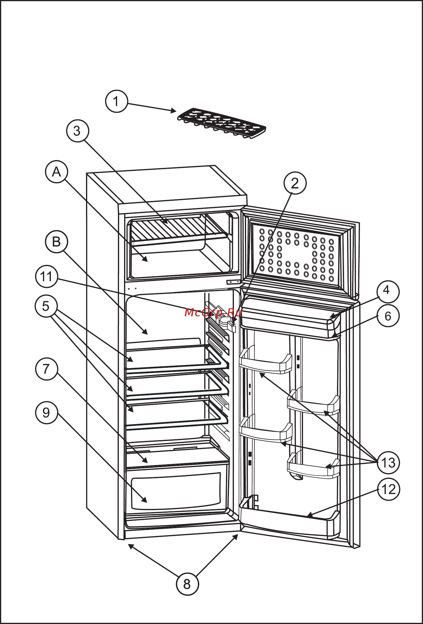 Zanussi ZRD 324 WO [13/22] Page 13
