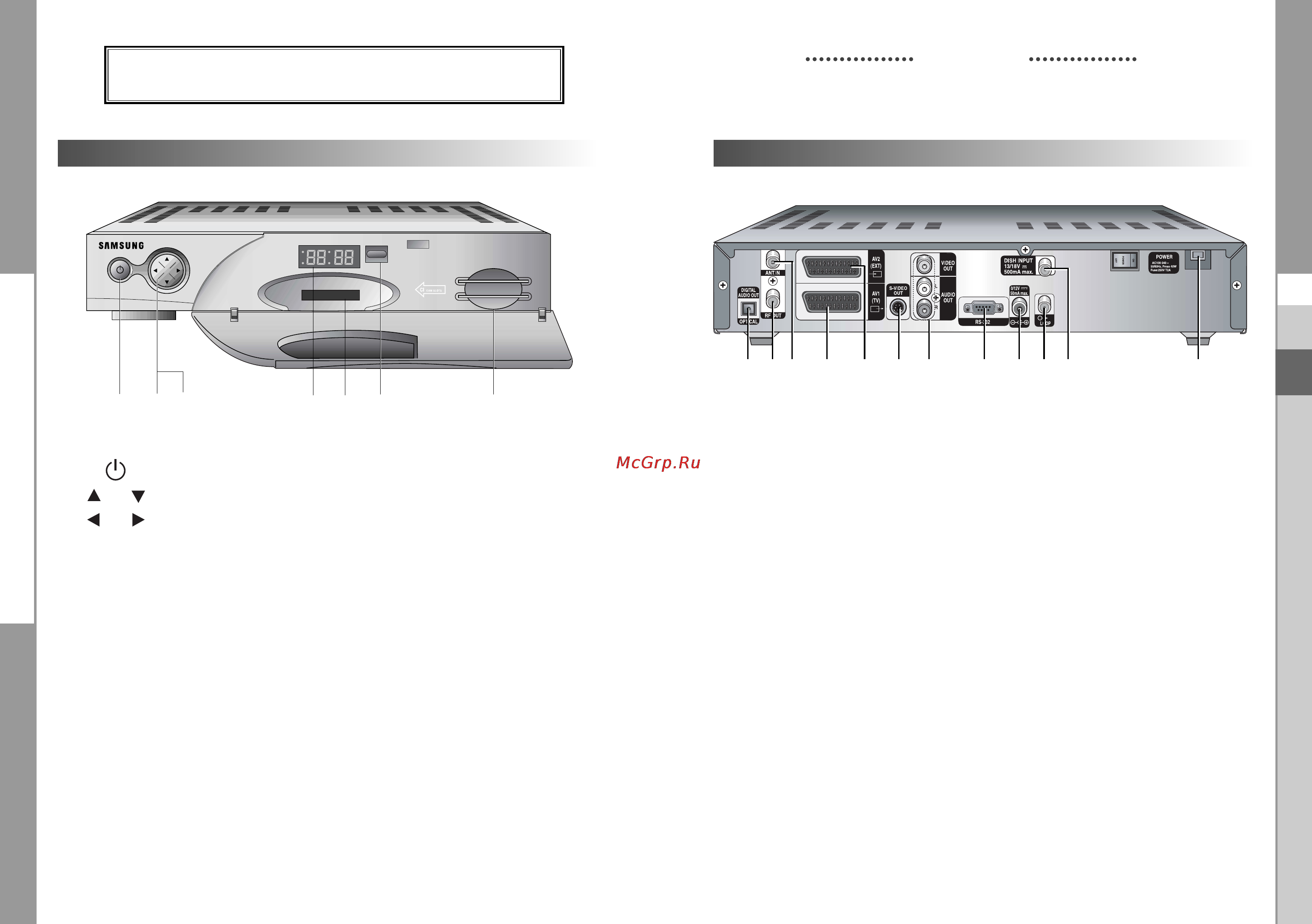Samsung DSR 9500A [25/38] Description