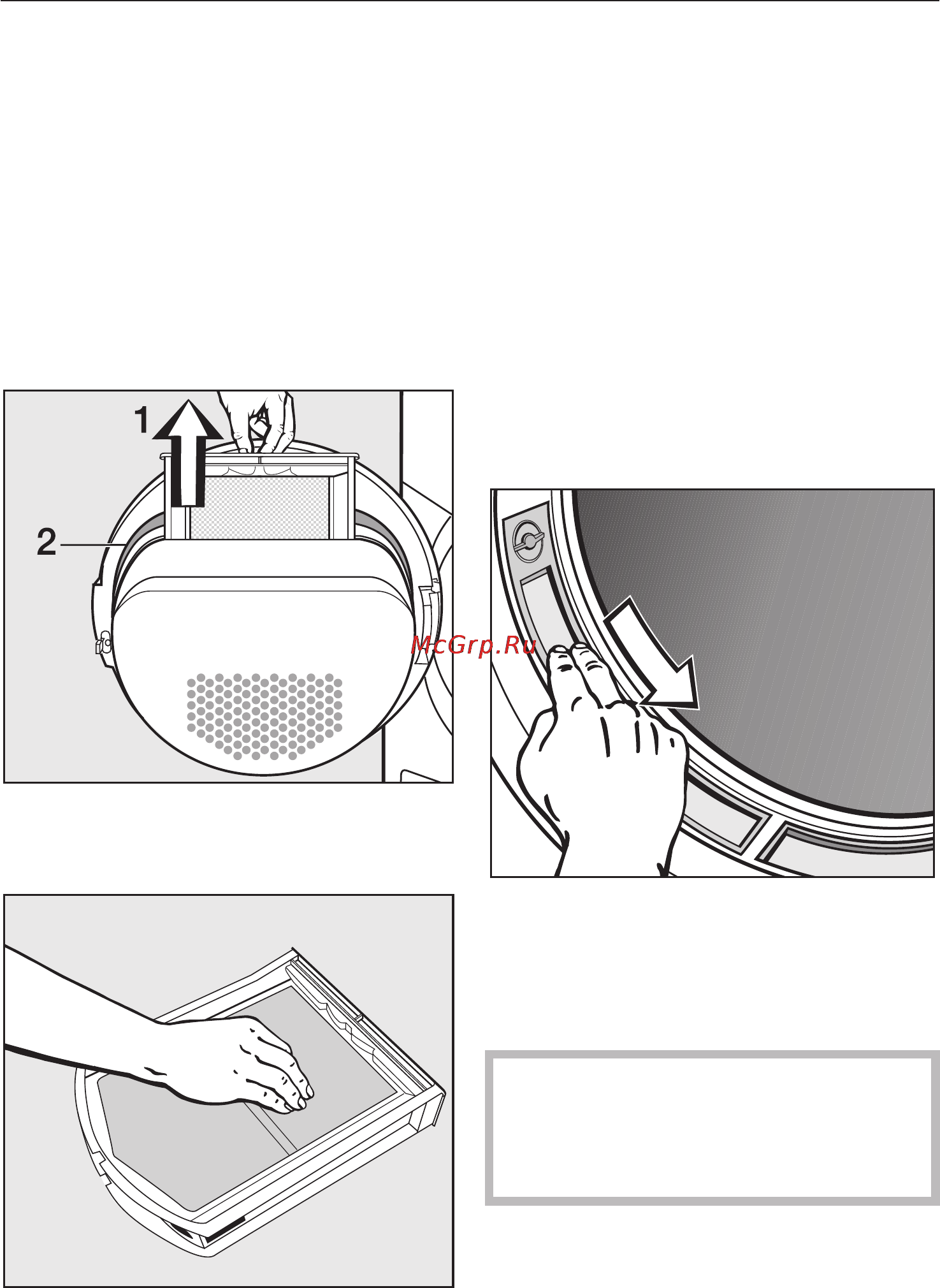 Miele T 9246 C [25/52] Èñòêà âîðñîâûõ ôèëüòðîâ 25