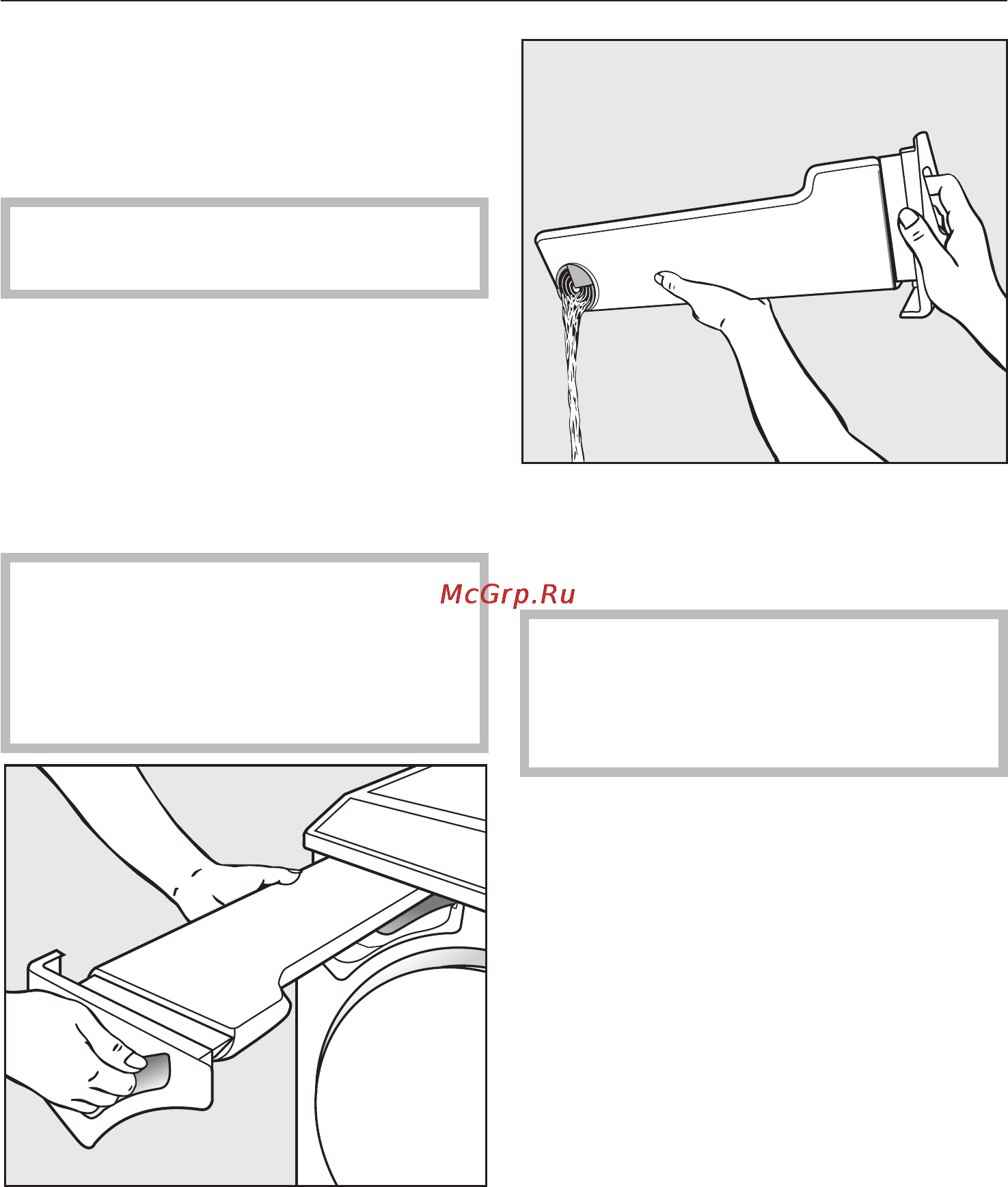Miele T 9466 C [27/56] Опорожнение емкости для конденсата