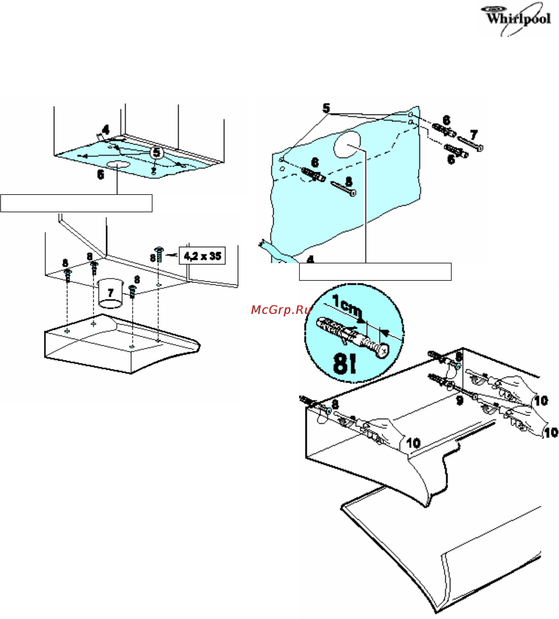Whirlpool AKR 360 WH Инструкция по эксплуатации онлайн [5/5] 47504