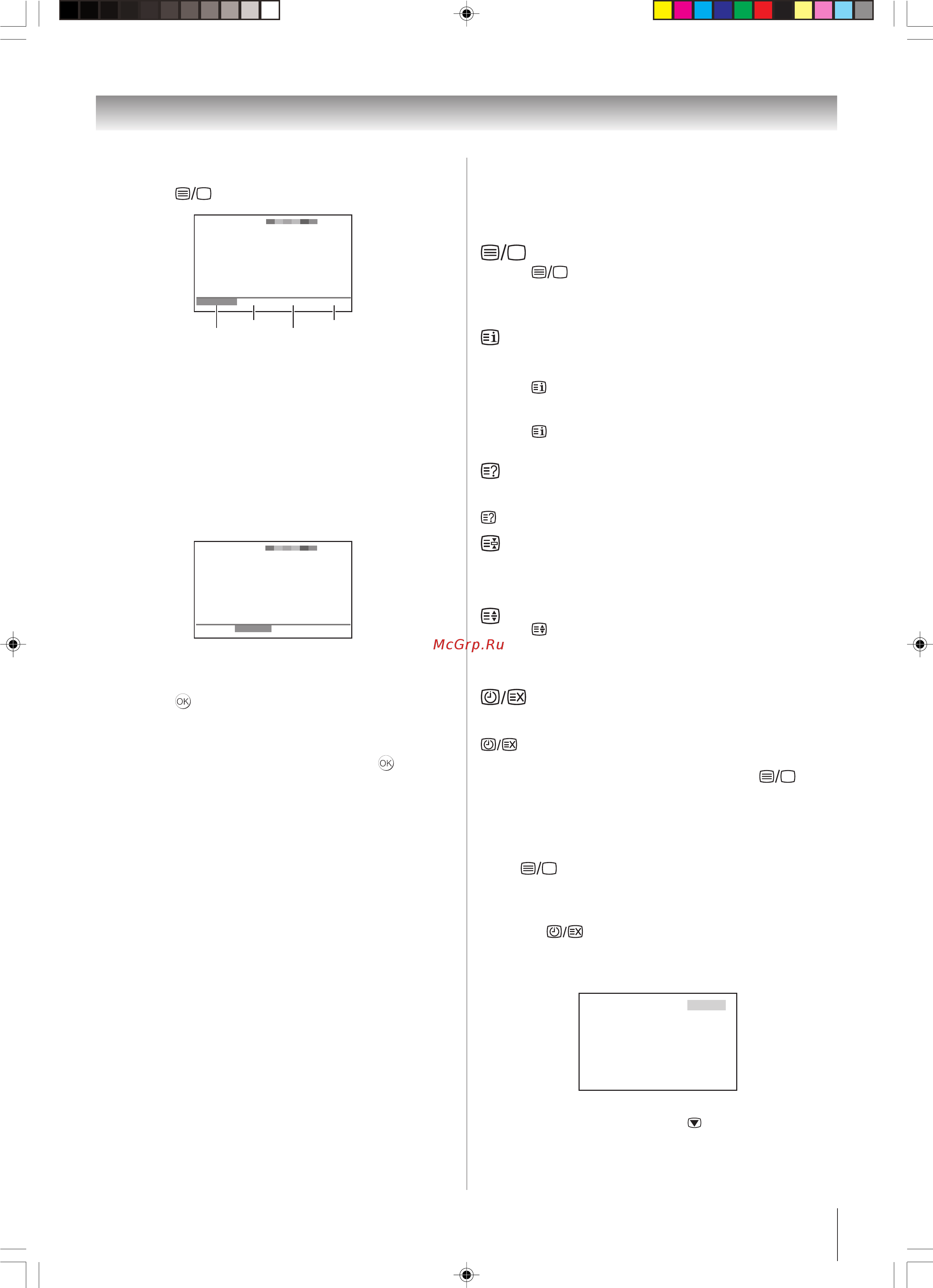 Toshiba 26 WL66 R [23/30] Использование функций телевизора