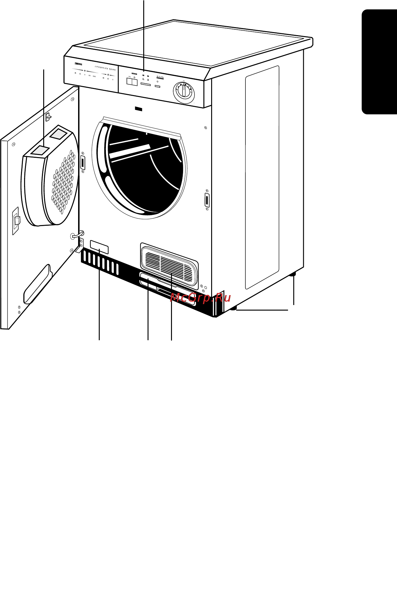 Zanussi TCS 605 E [6/14] Ваша новая сушильная машина