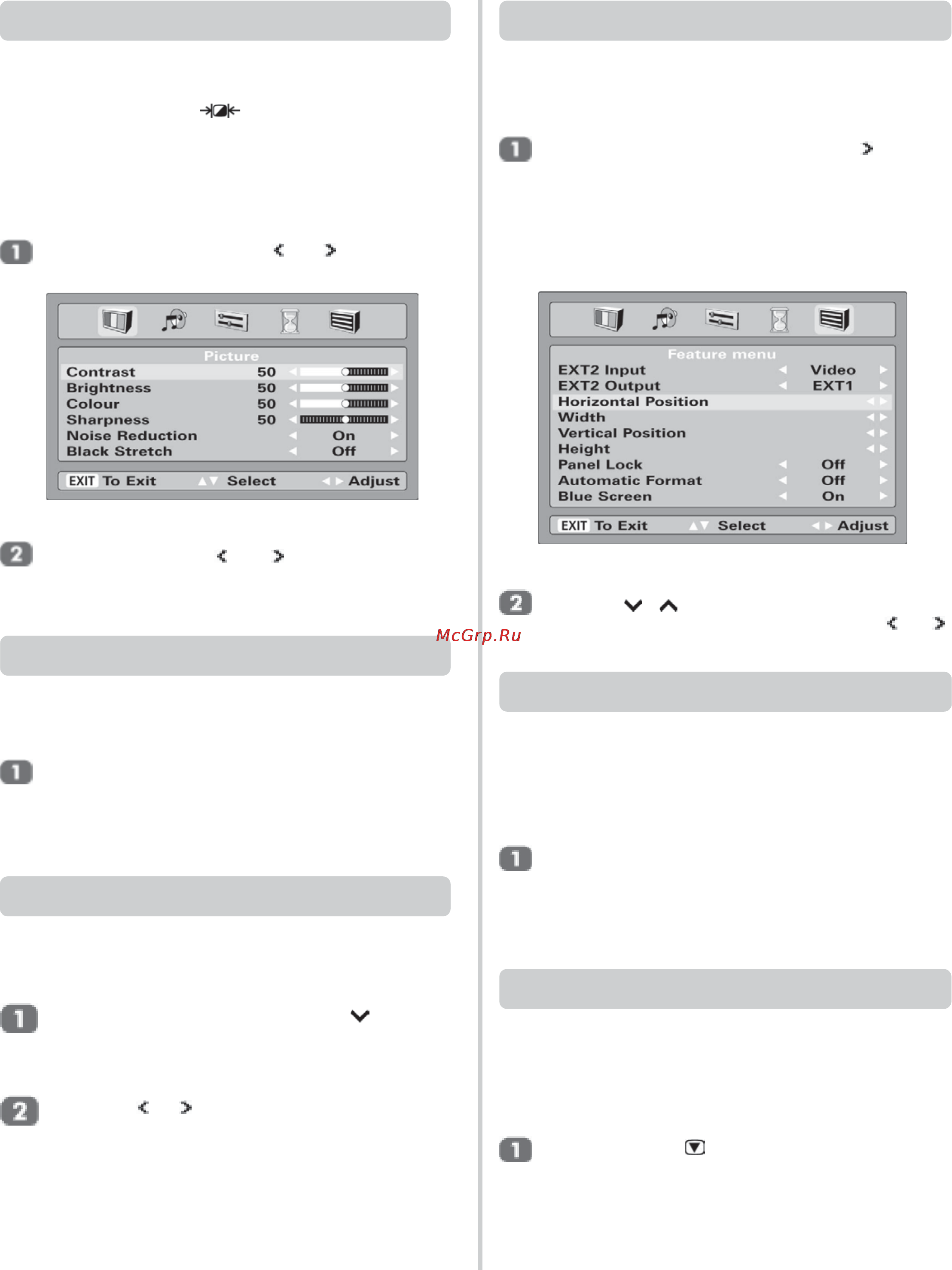 Toshiba 32ZH47 [13/21] Настройка изображения