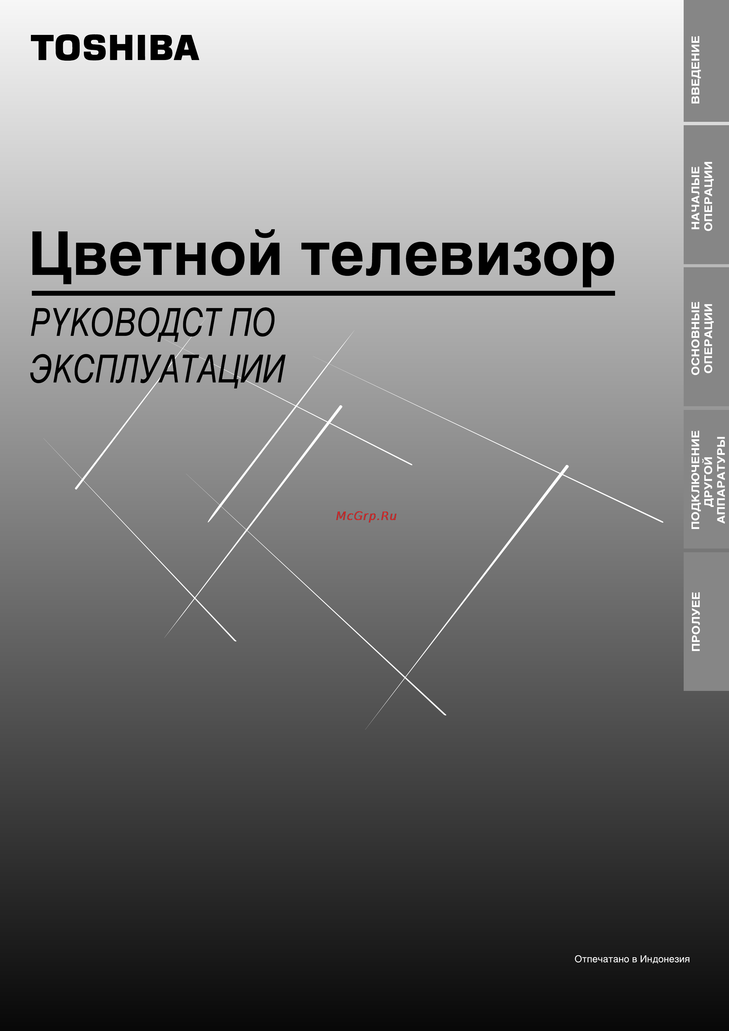 Toshiba 29A3R Инструкция по эксплуатации онлайн