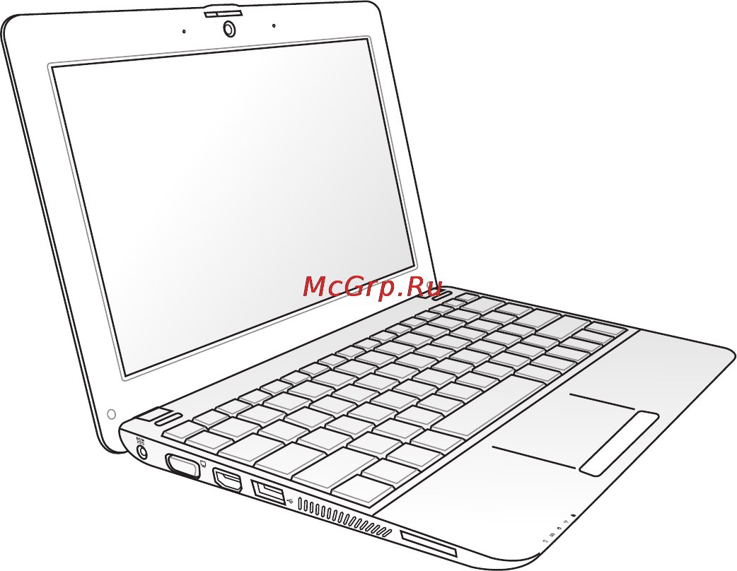 Asus EEE PC 1215N Black Инструкция по эксплуатации онлайн