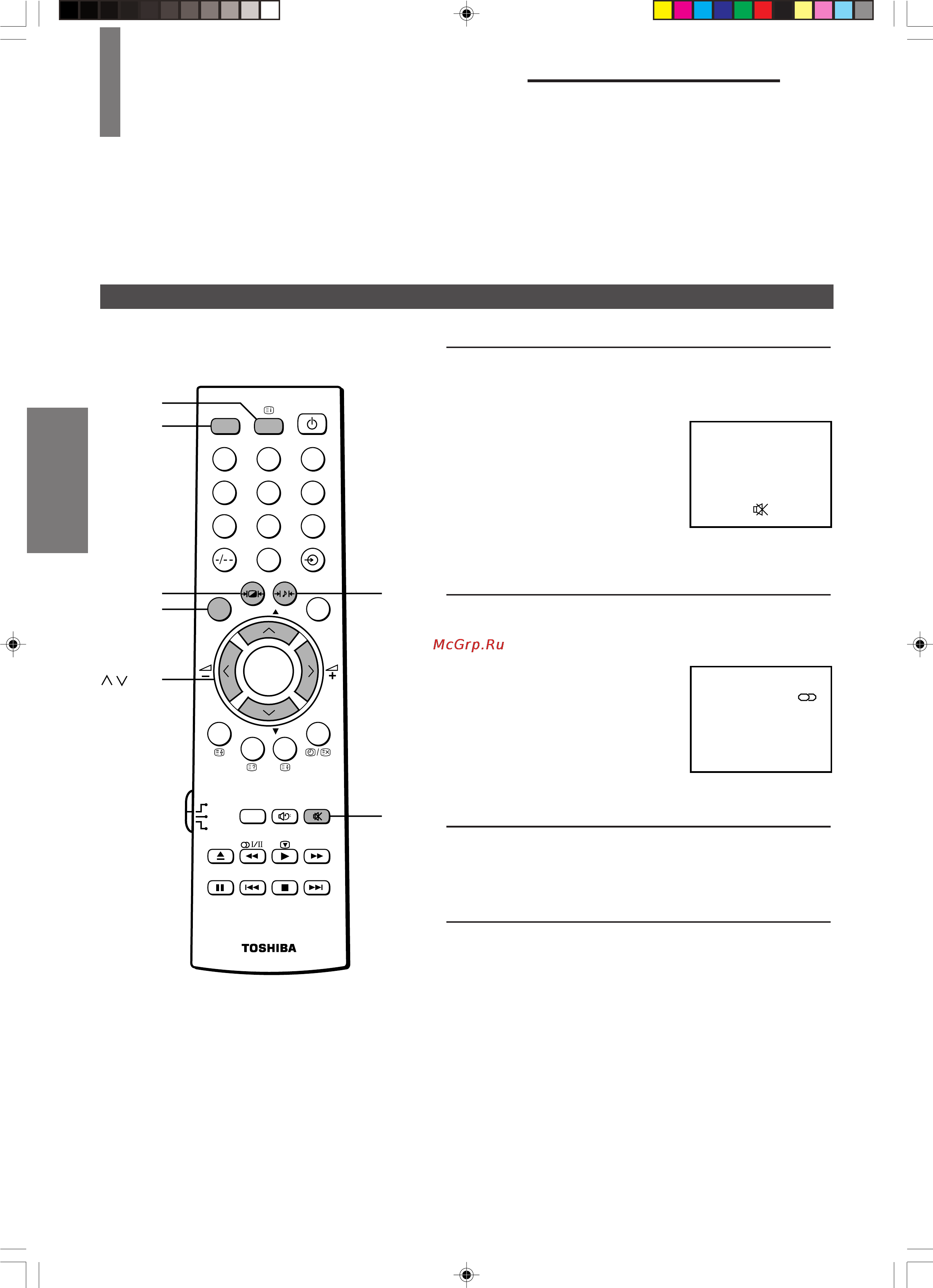 Toshiba 29CSZ8UR [16/34] Удобное упpавление изобpажением и звуком
