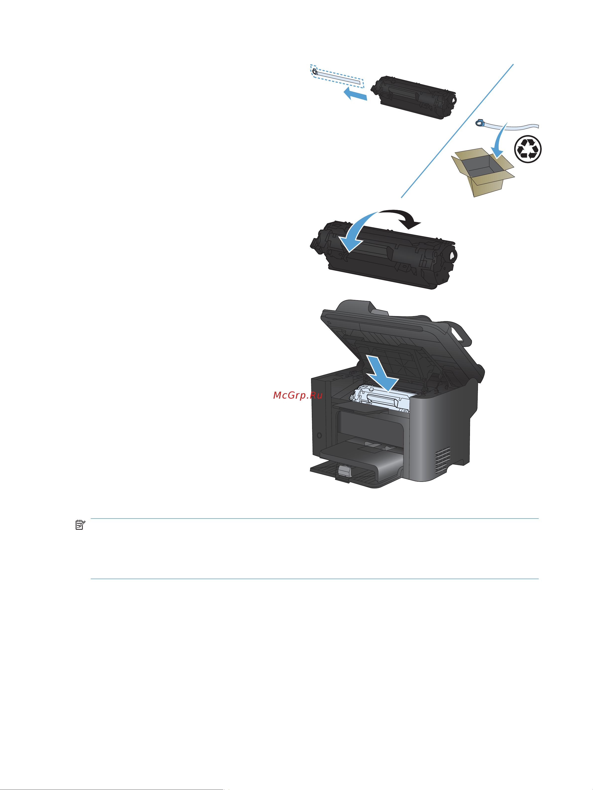 HP LaserJet Pro M1536dnf MFP [230/322] Замена подающего ролика