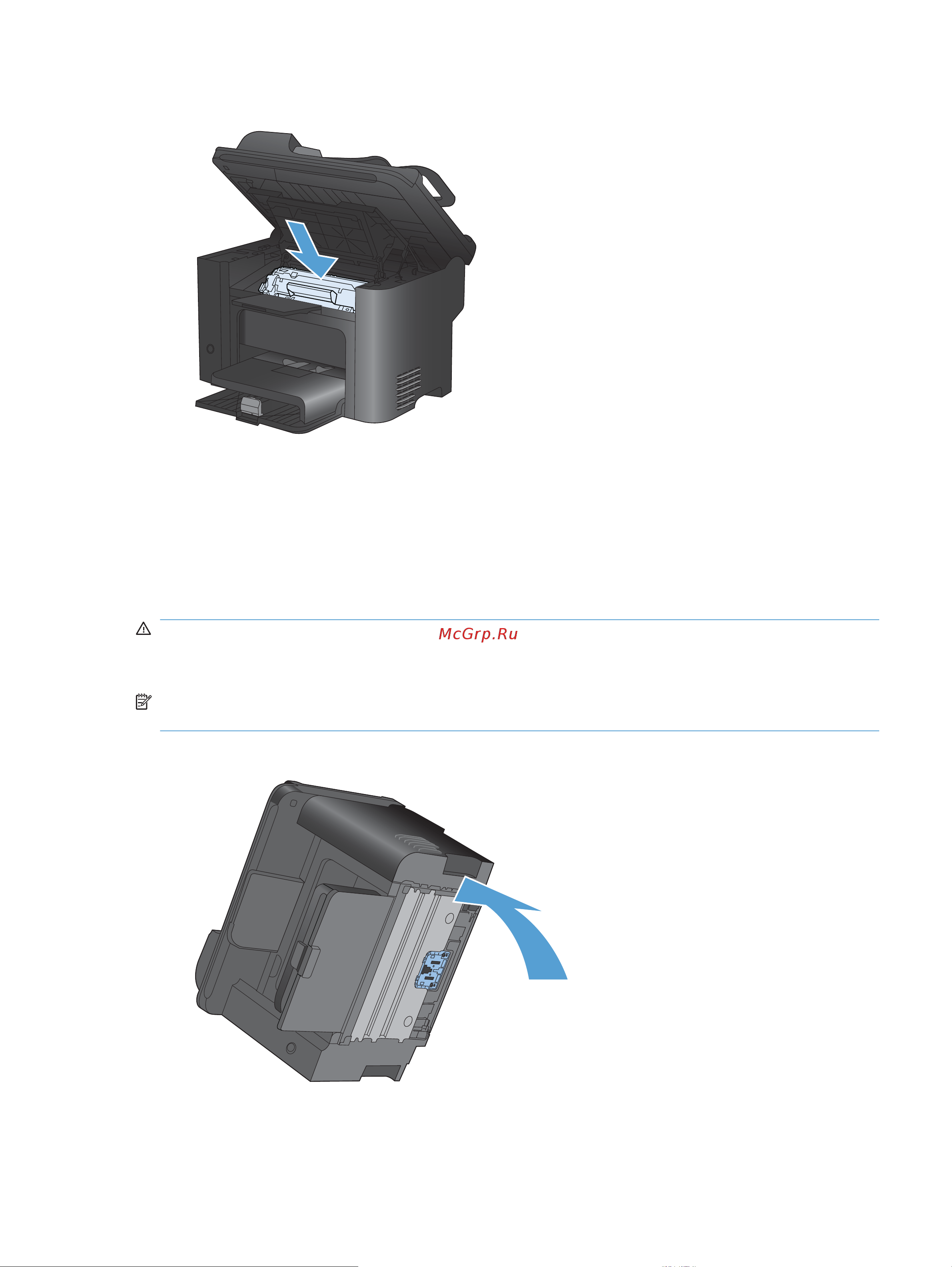 HP LASERJET PRO M1536DNF [233/322] Замена подающей пластины