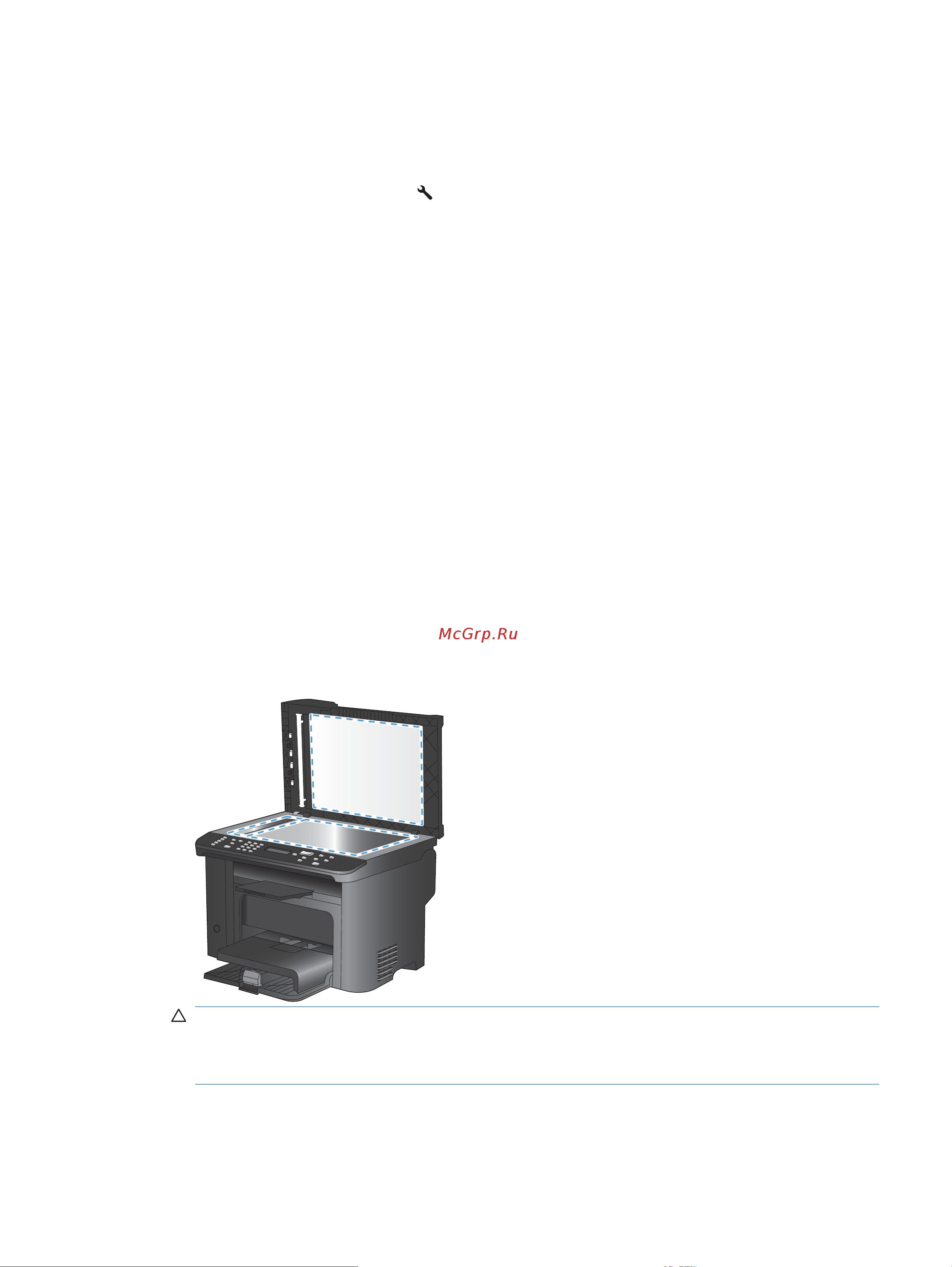 HP LaserJet Pro M1536dnf MFP [239/322] Очистите поверхность и крышку стекла сканера