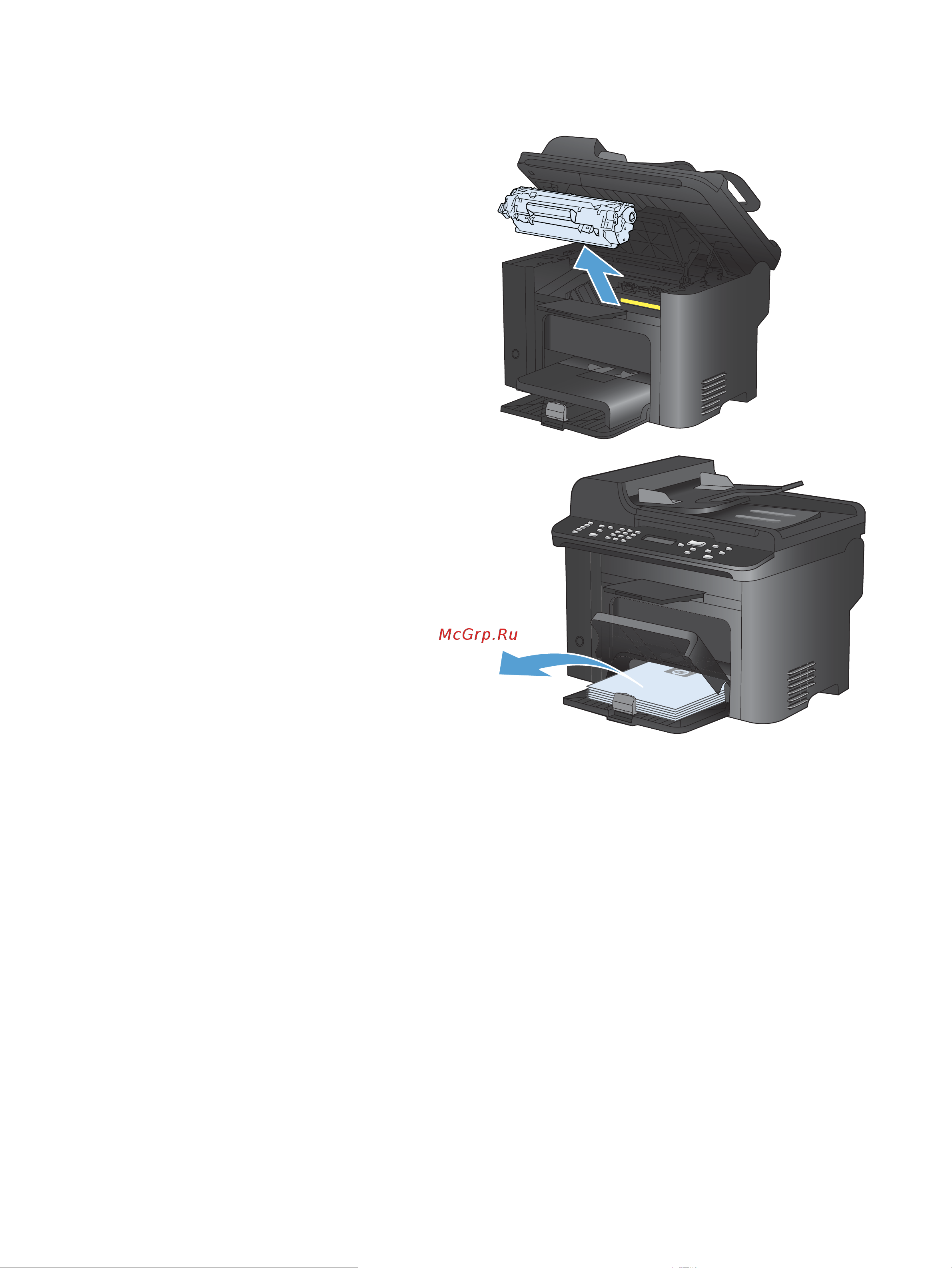 HP LaserJet Pro M1536dnf MFP [260/322] Устранение замятий в подающих лотках