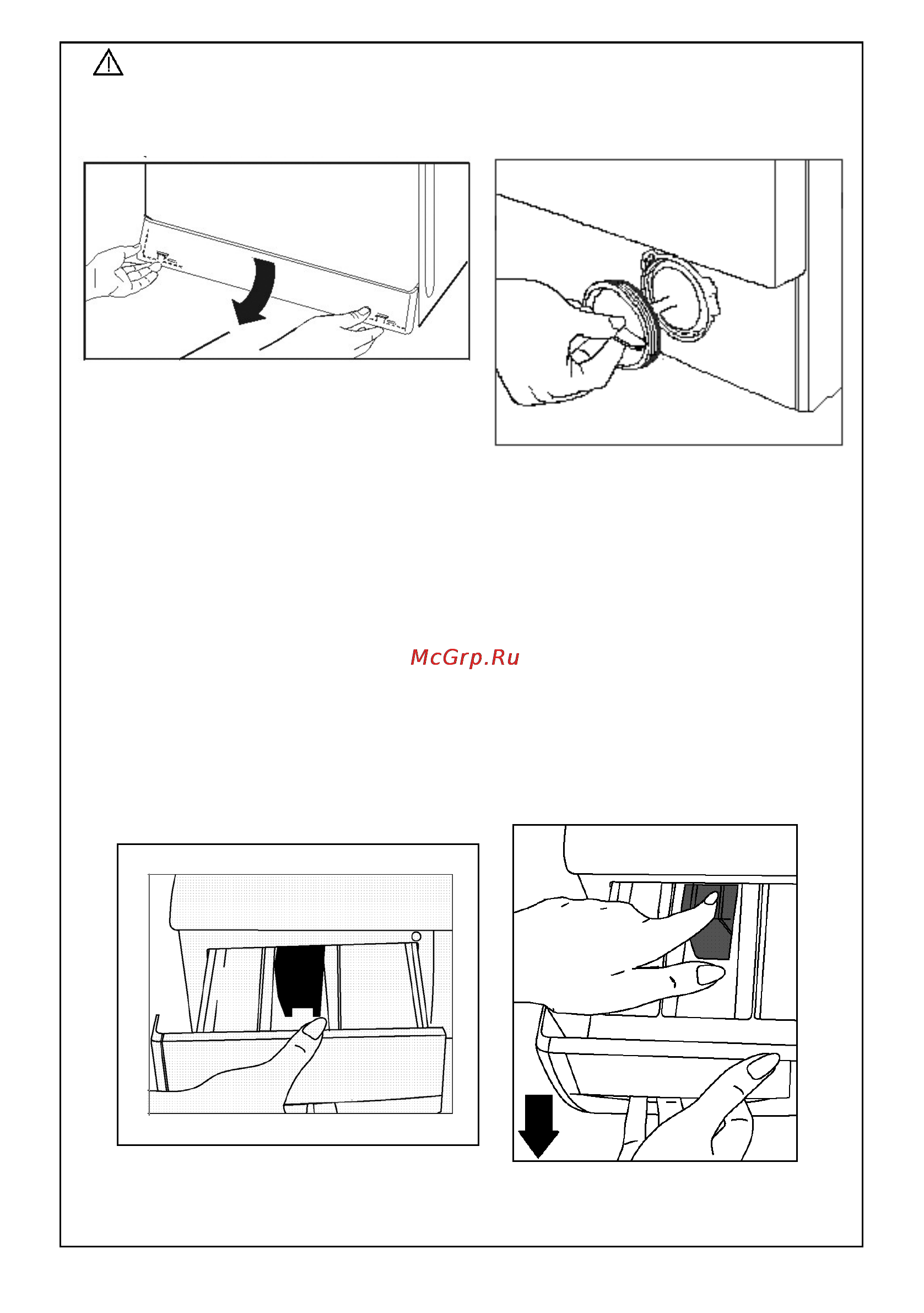Whirlpool AWG 238 [30/40] Warning