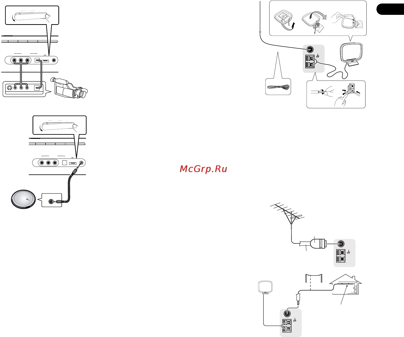 Pioneer VSX-917V-K [12/47] Подключение антенн