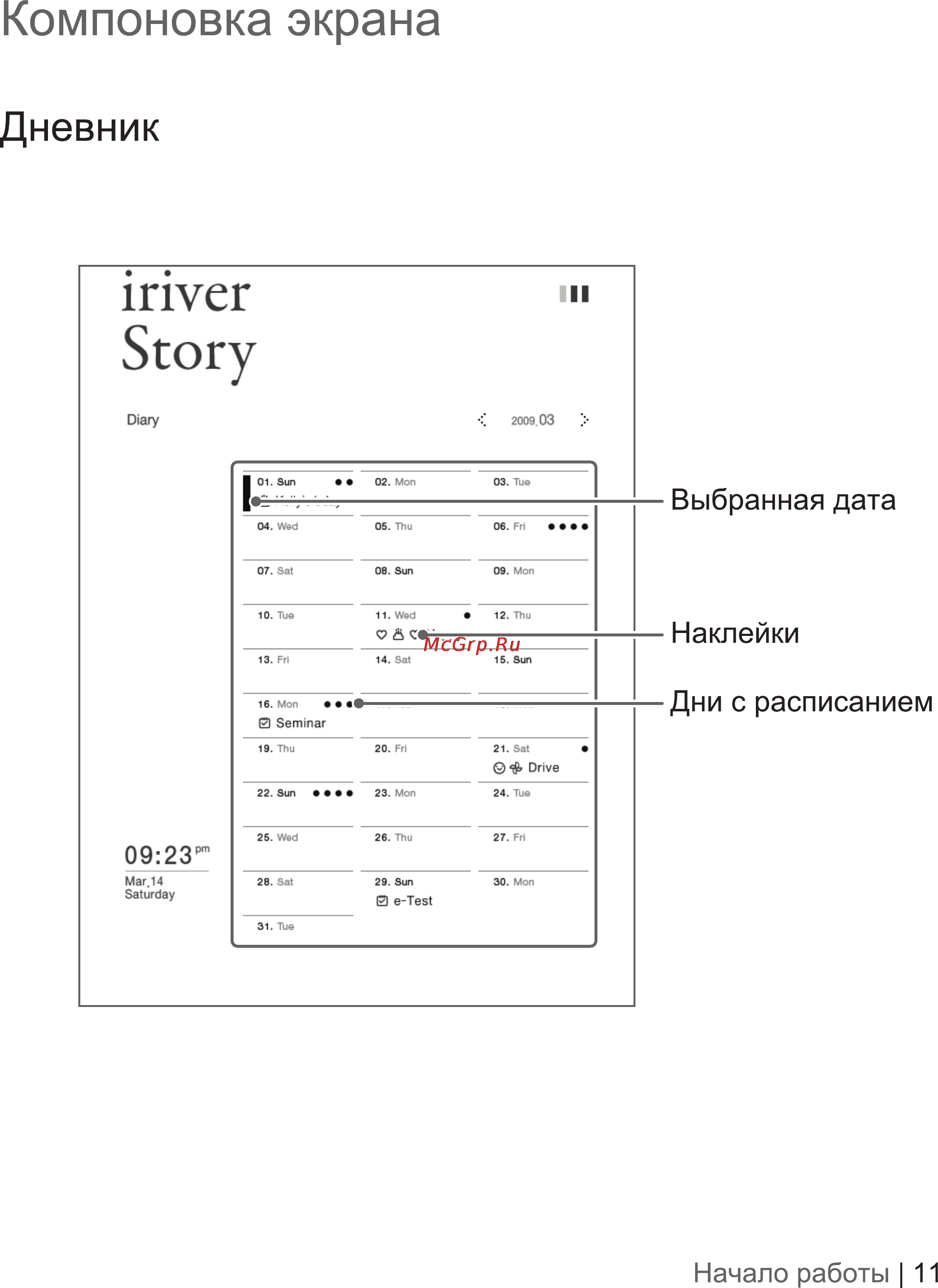 Iriver EB02 2Gb White [12/48] Дневник
