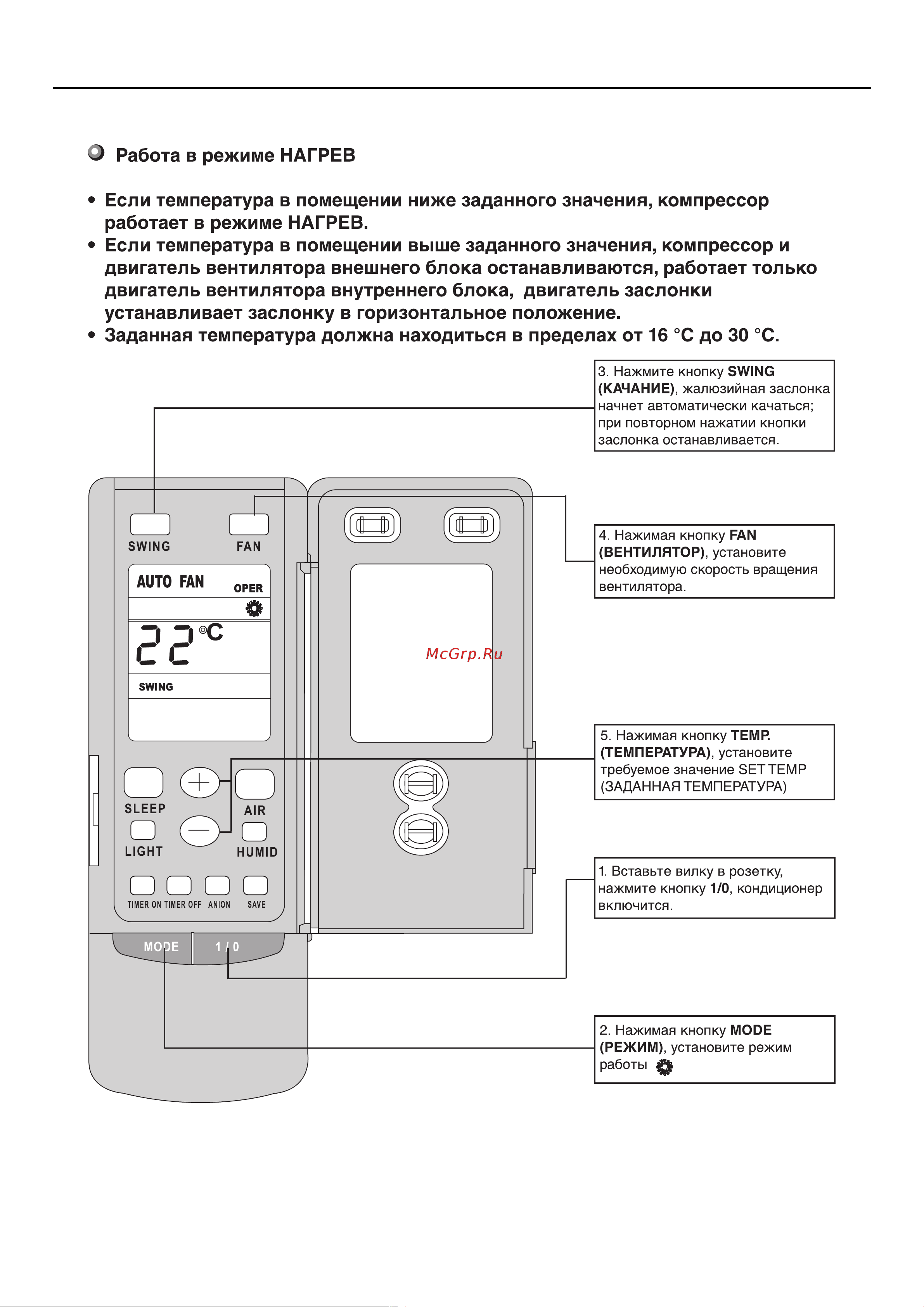 Gree CASSETTE KFR-50TW/A1 [14/40] Инструкция по эксплуатации