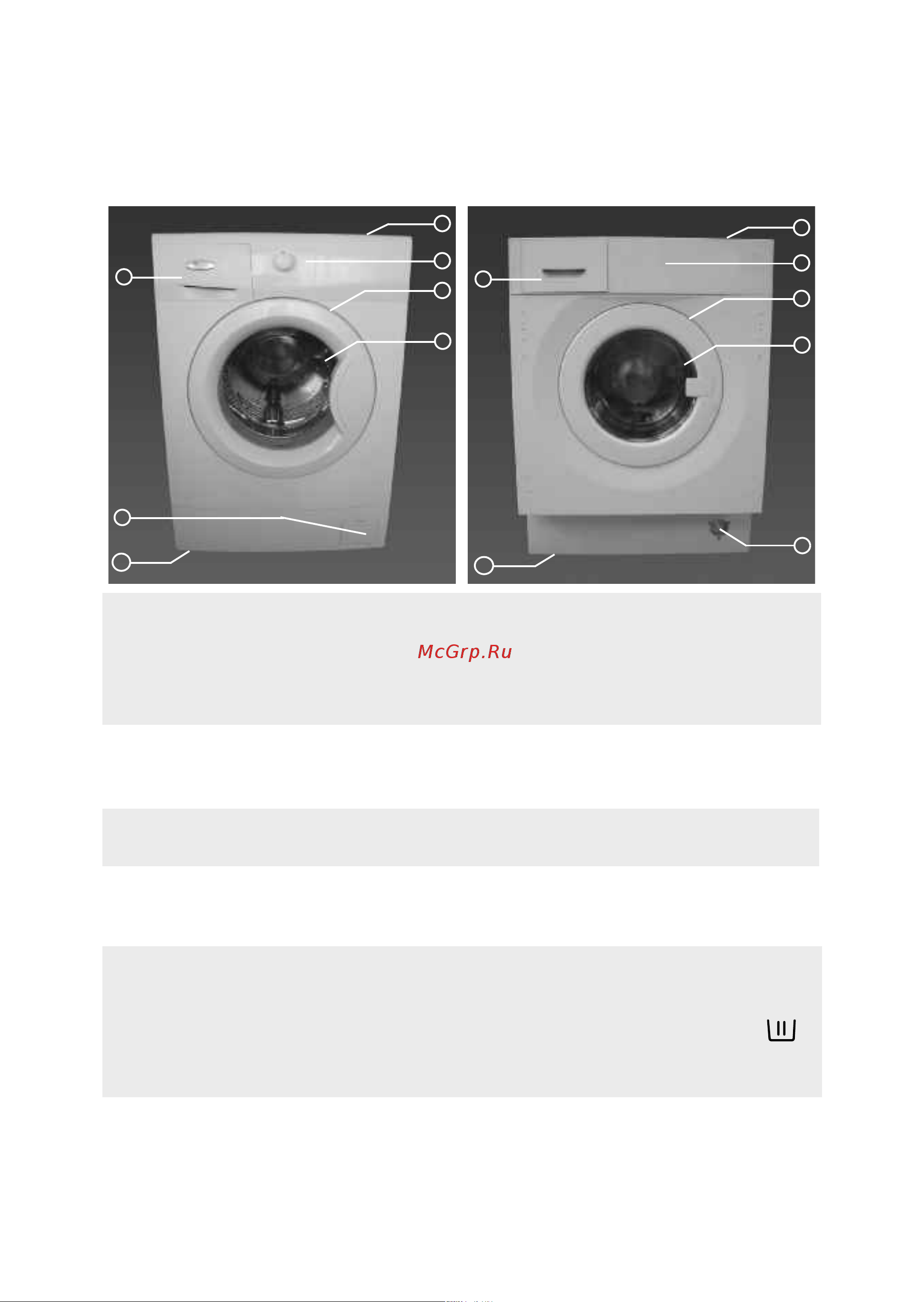 Whirlpool AWG 7021 [5/14] Описание стиральной машины