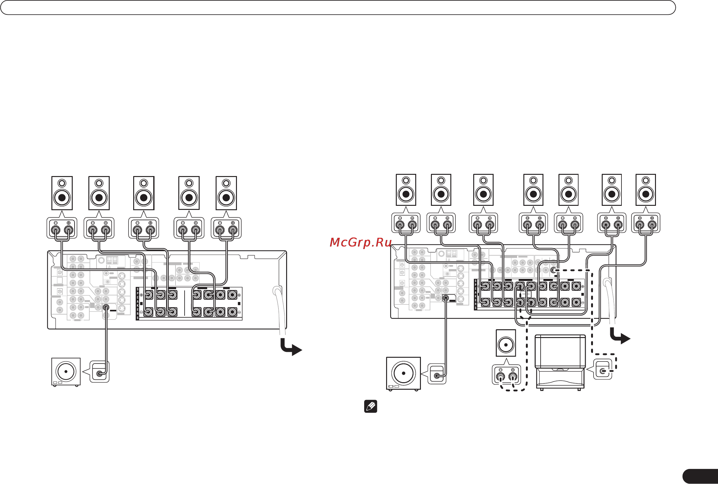 Pioneer VSX-D714 [13/42] Активный низкочастотный громкоговоритель