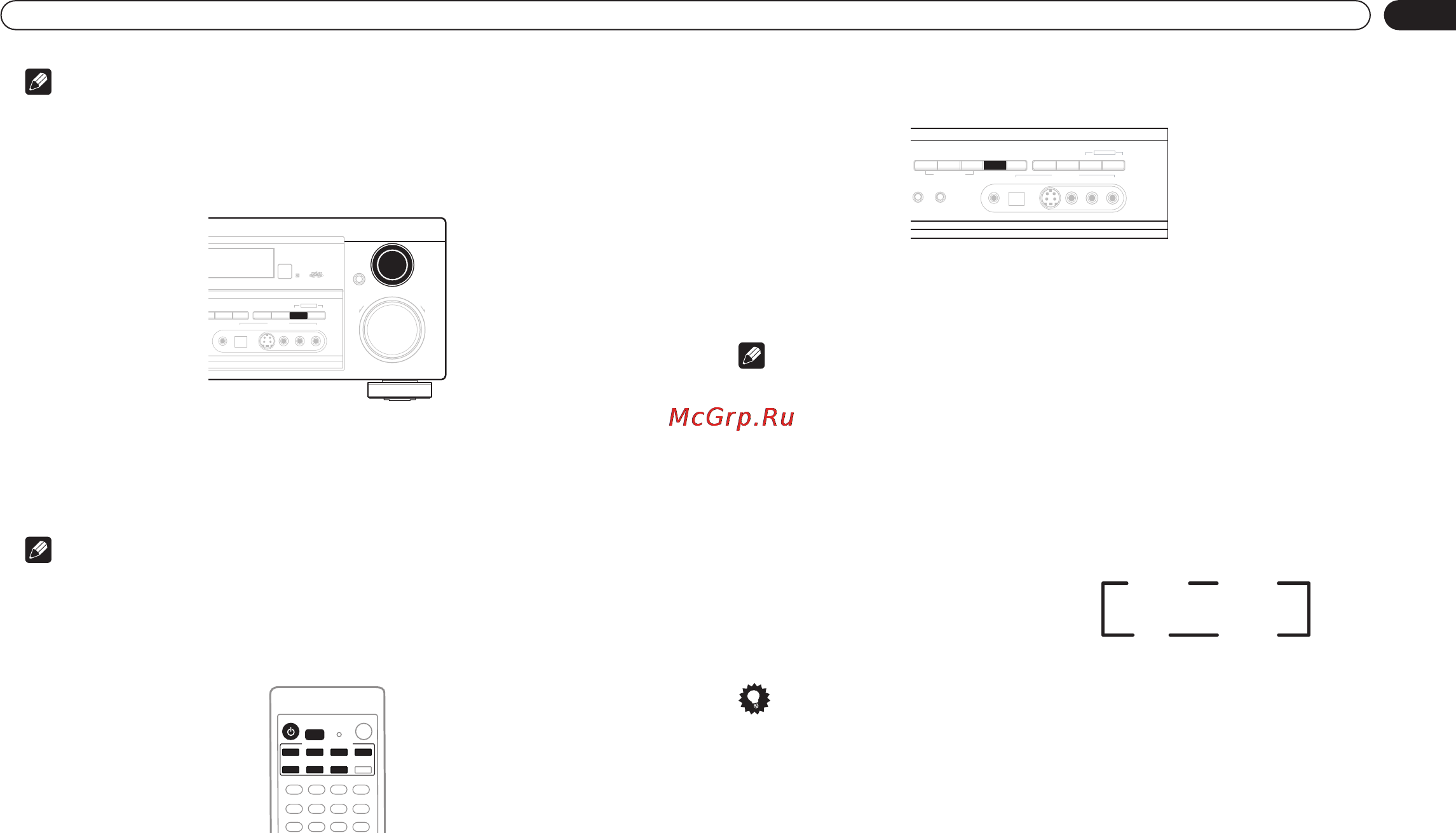 Pioneer VSX-D714 [24/42] Выбор многоканальных аналоговых входов