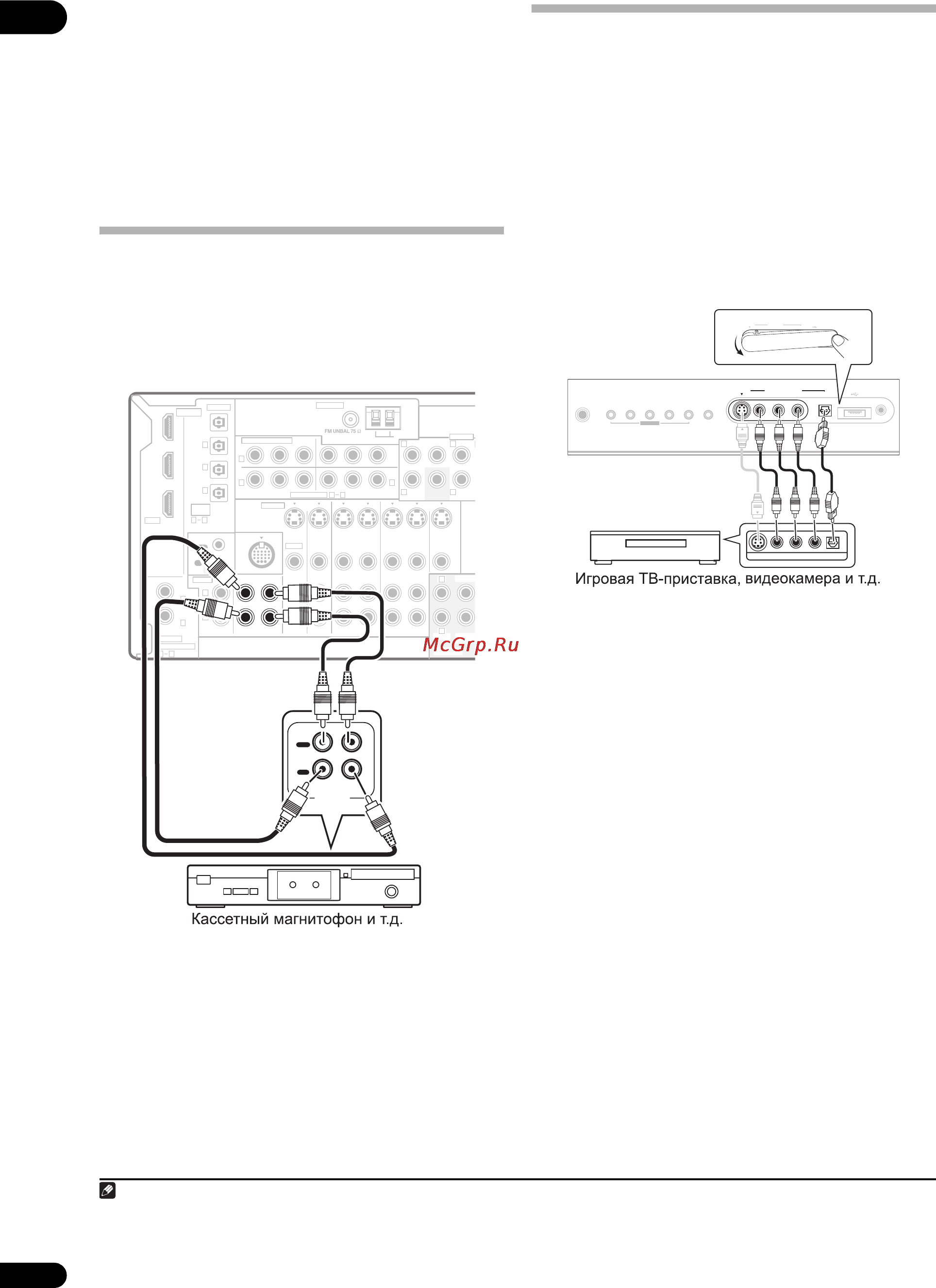 Pioneer VSX-LX50 [16/82] Подключение аналоговых аудиоисточников