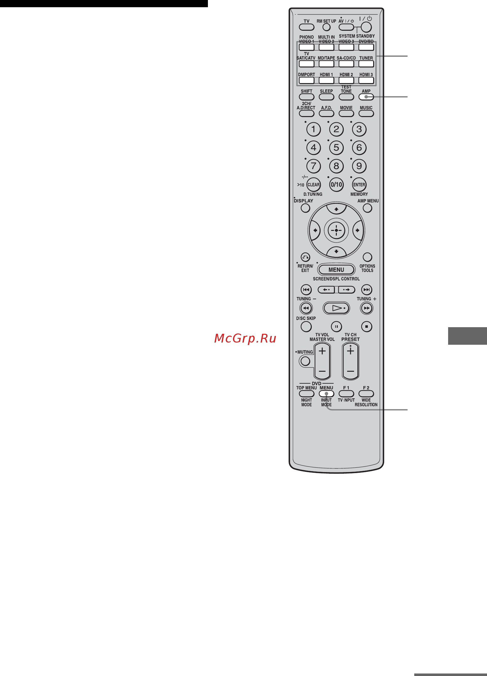Sony STR-DA3300ES [97/142] Переключение между цифровым и аналоговым звучанием
