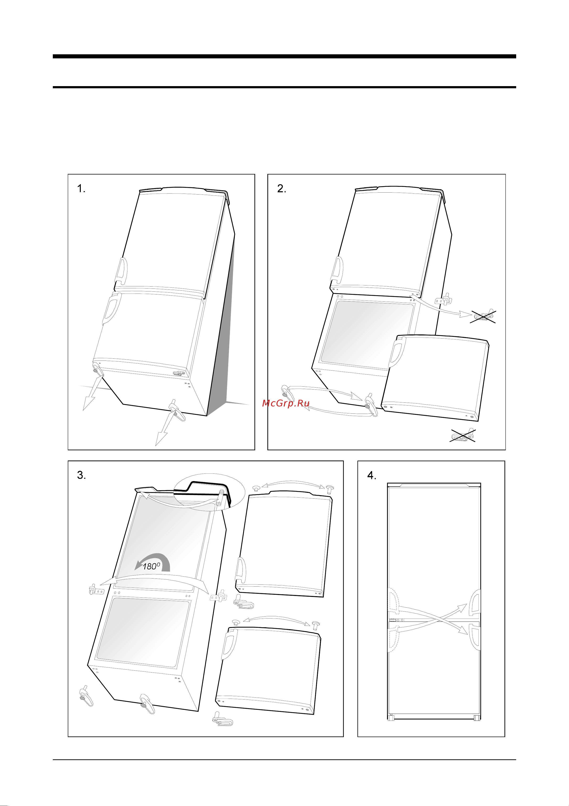 Gorenje HZS 2926 RK-ORA-E [11/15] Изменение направления открывания дверцы