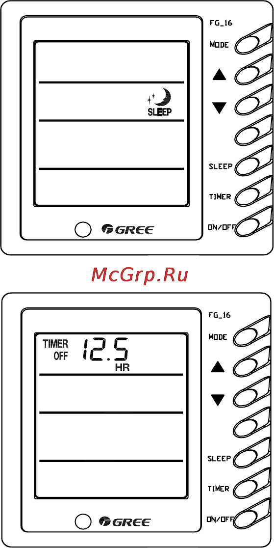 Gree CHANNEL FGR16/C-G Инструкция по эксплуатации онлайн [15/32] 47914