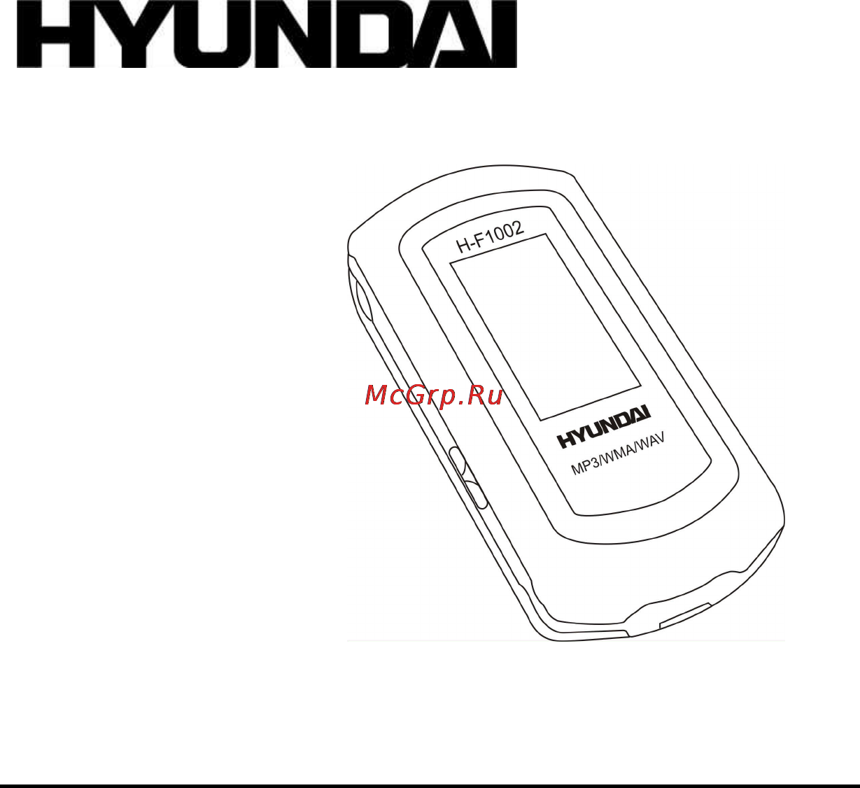 Hyundai H-F1002 Инструкция по эксплуатации онлайн