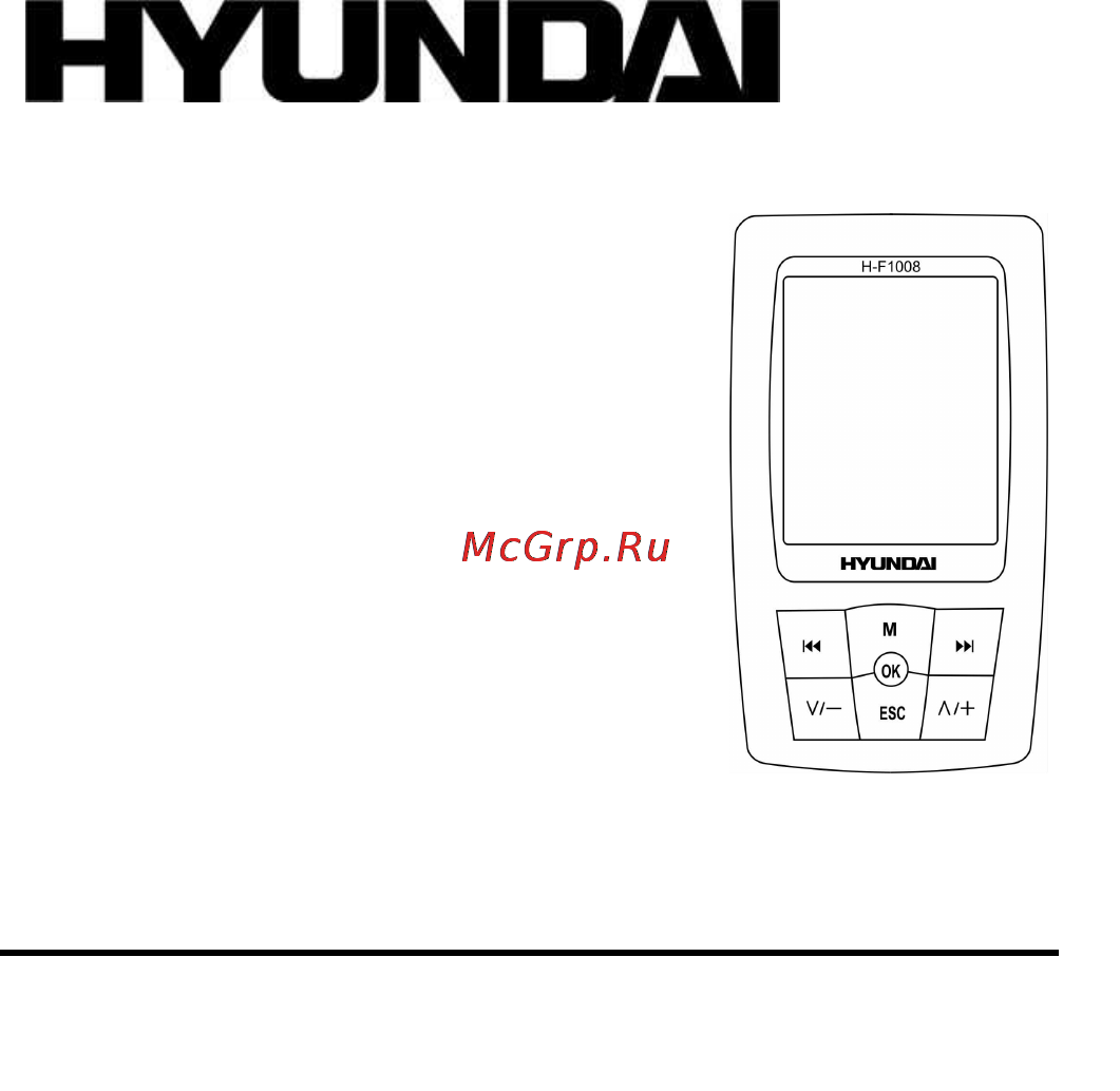 Hyundai H-F1008 Инструкция по эксплуатации онлайн
