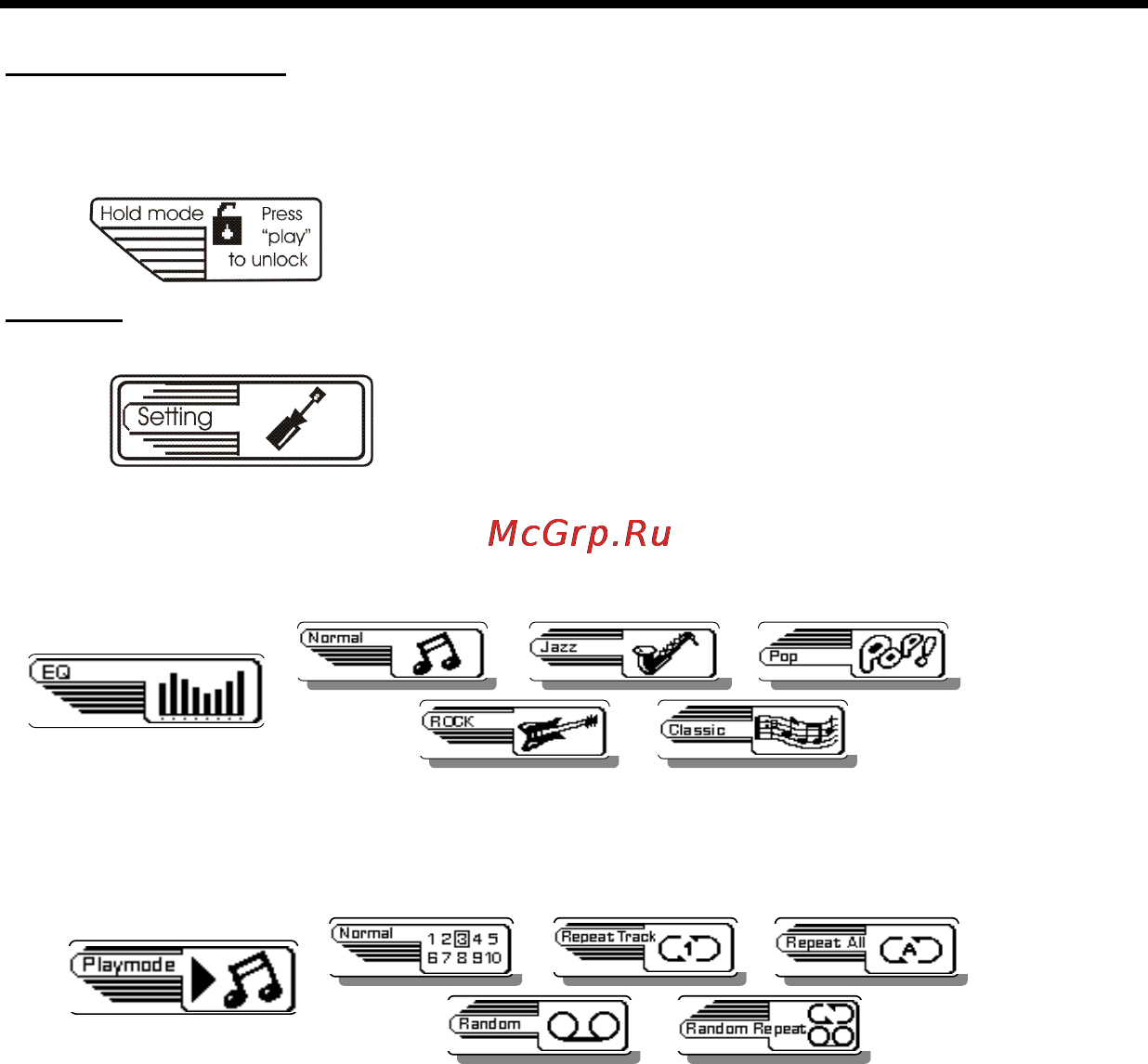 Hyundai H-F1380 [11/64] Adjusting menu mode