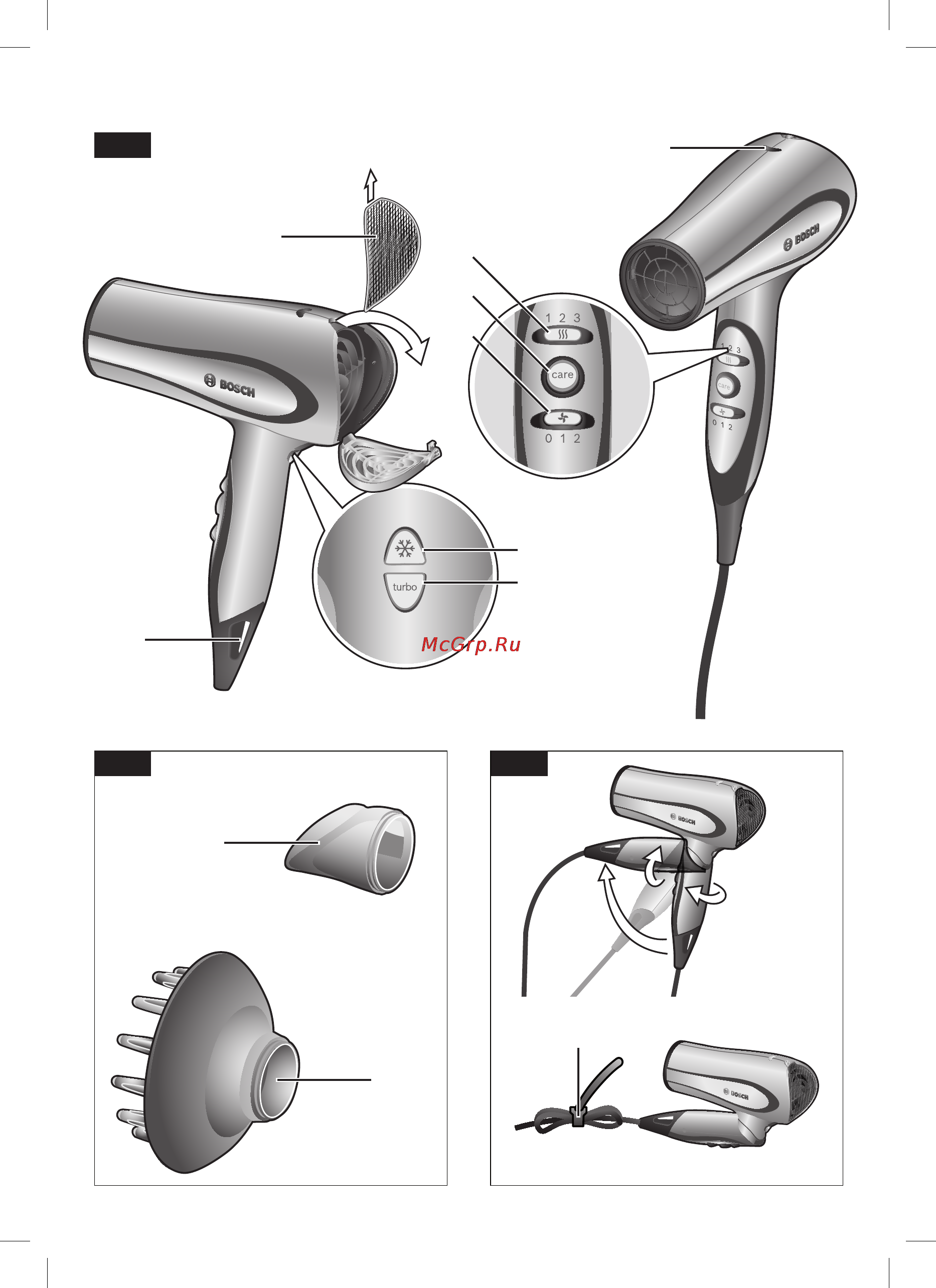 Bosch PHD 5980 Инструкция по эксплуатации онлайн [3/9] 37245