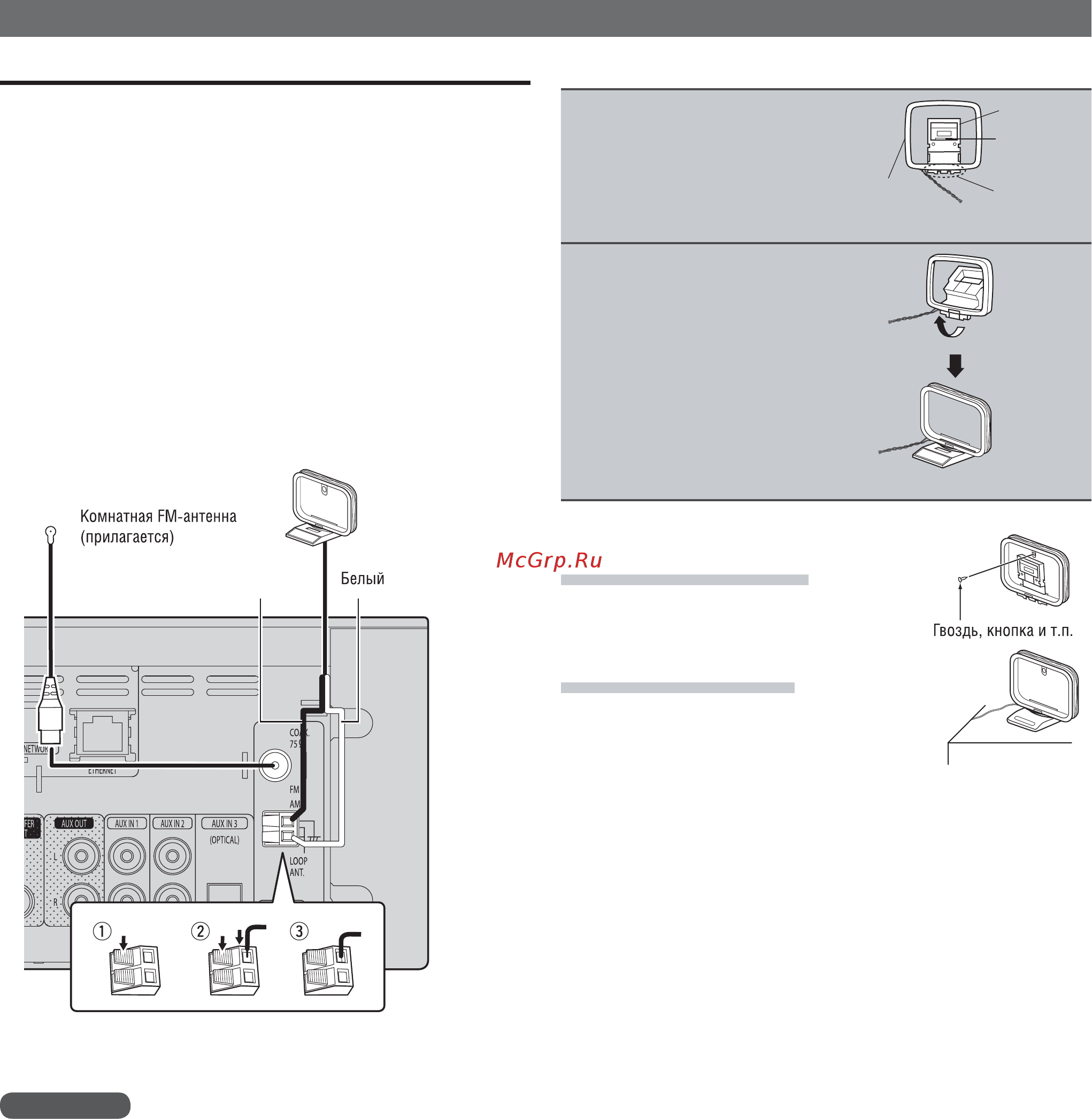 Denon RCD-N7 White [12/56] J сборка рамочной ам антенны