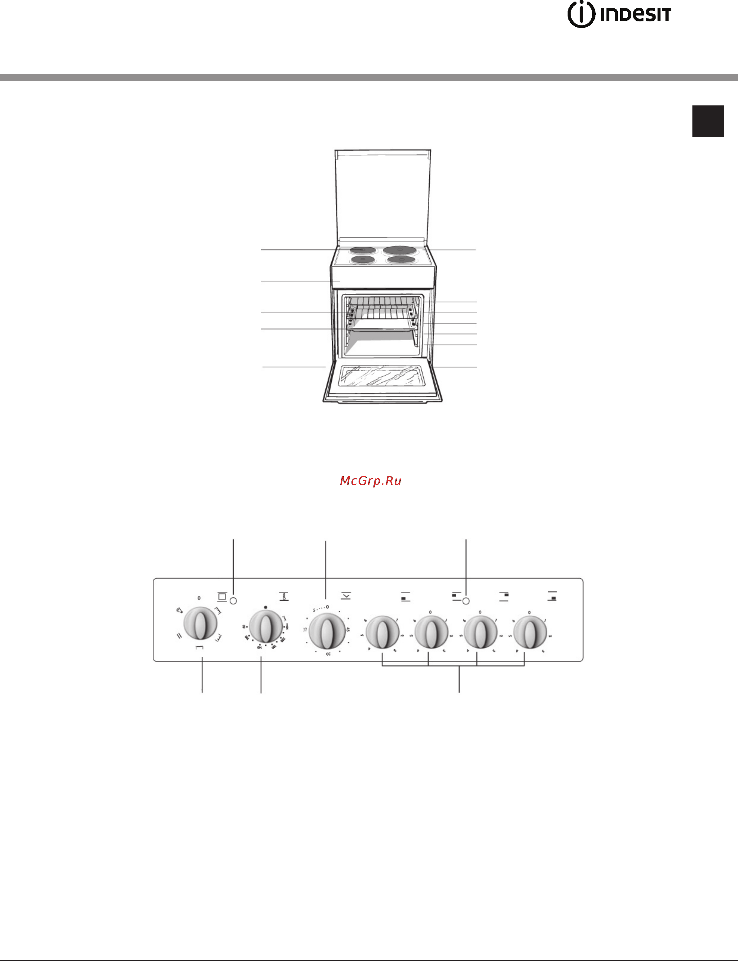 Indesit KN6E117(W)/RU [5/12] Описание оборудования