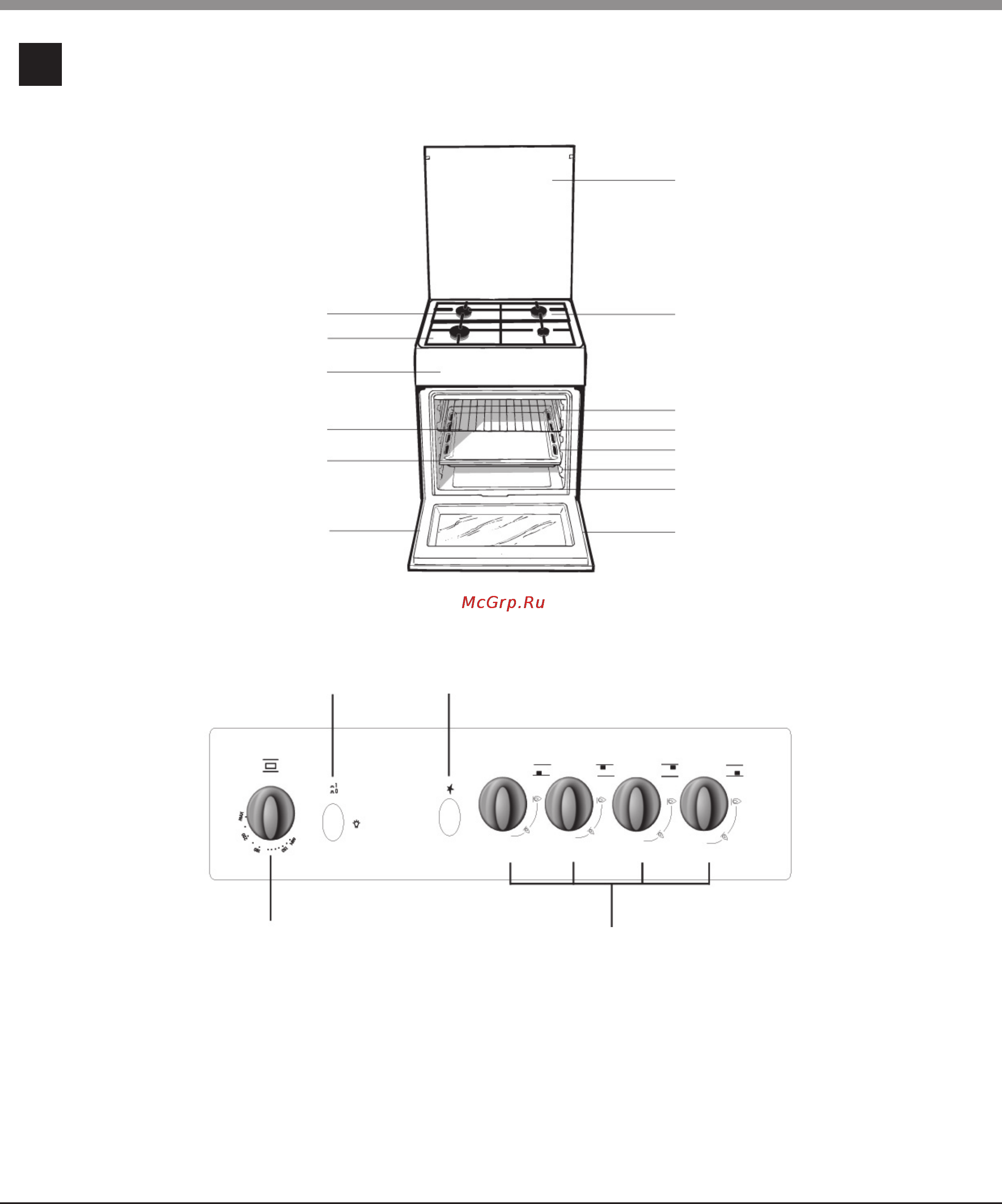 Indesit KN6G27(W)/RU [8/14] Описание оборудования