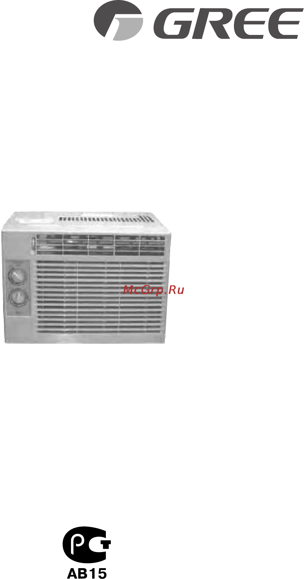 Gree WINDOW GJC05BJ-K3MNG1A Инструкция по эксплуатации онлайн