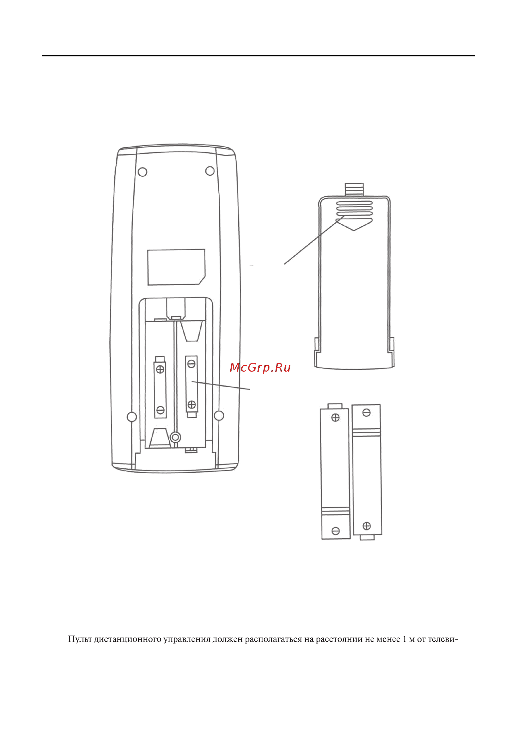 Gree WINDOW GJC07AA-E3MNC1A [16/24] Установка батареек
