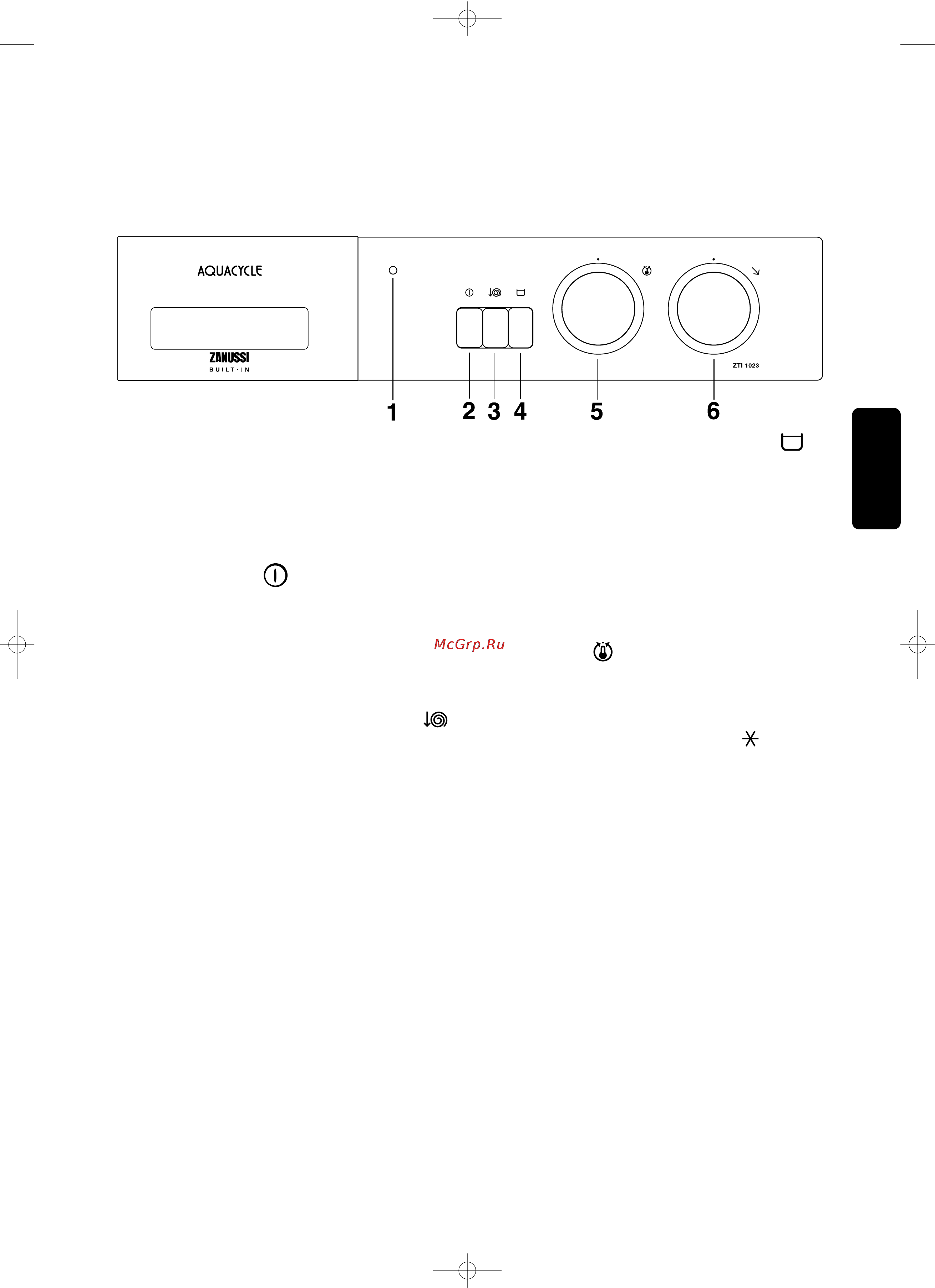 Zanussi ZTI 1023 [10/23] Выполнение программы
