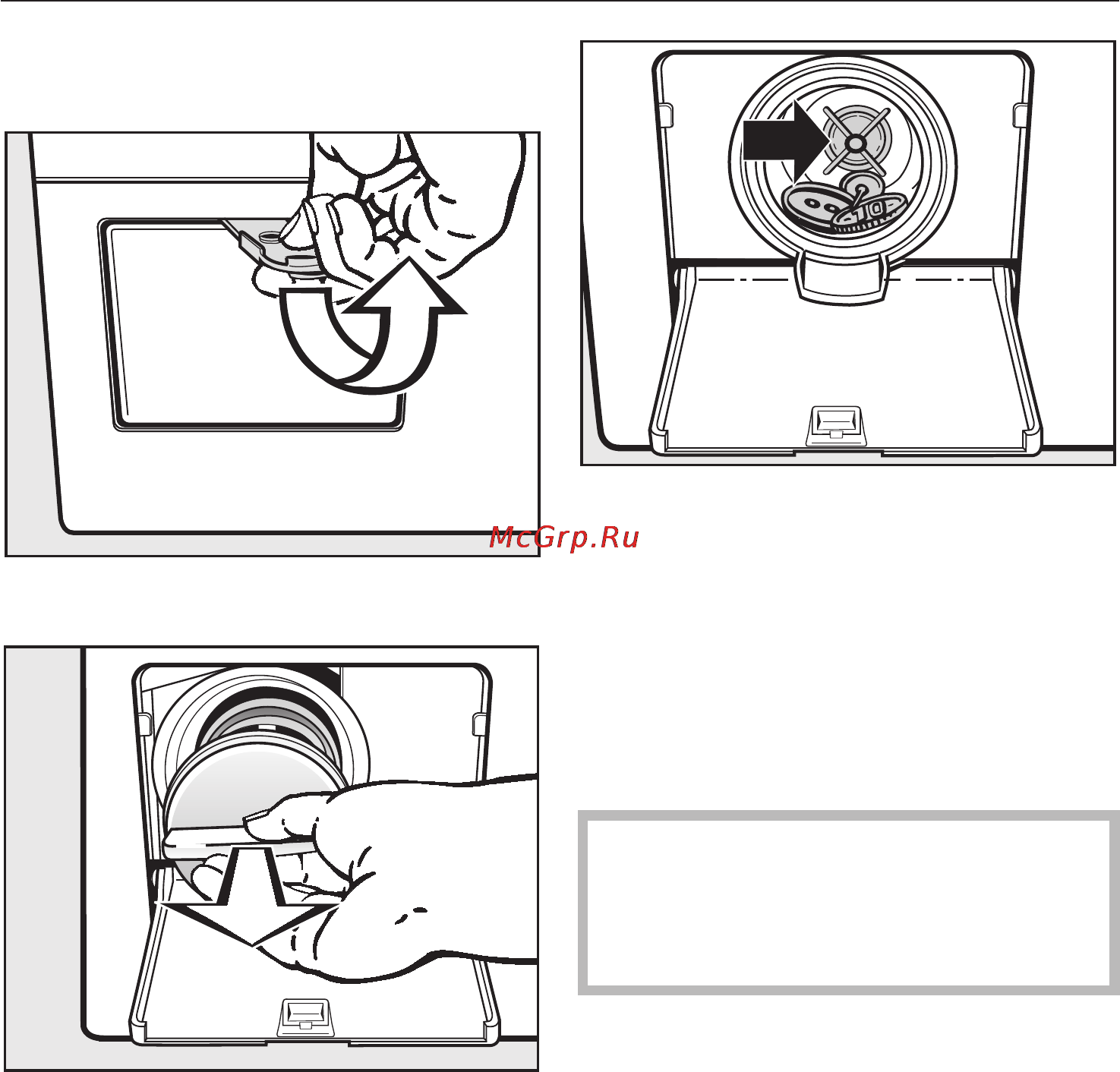 Miele W2839 i WPM re [49/80] Помощь при неисправностях