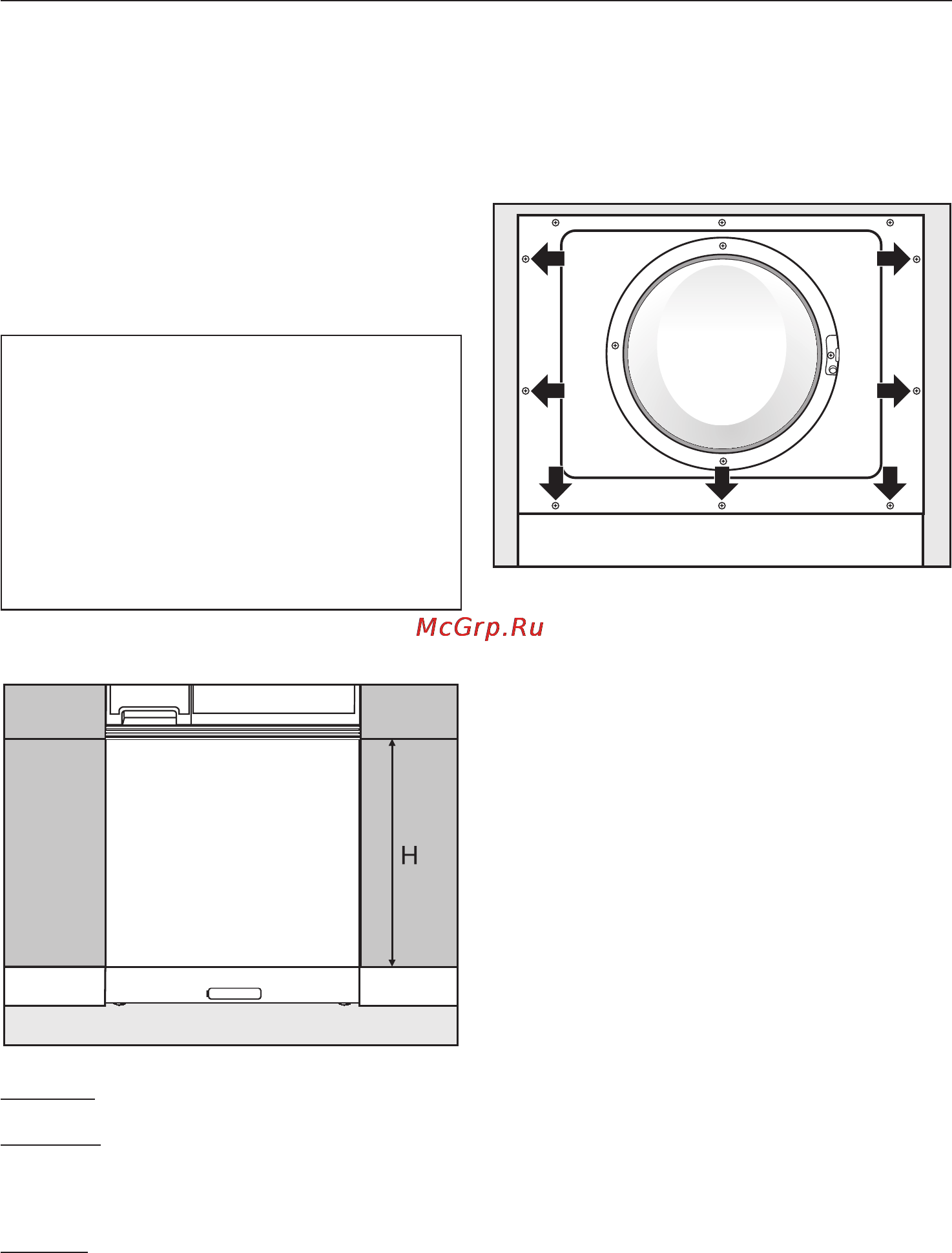 Miele W2839 i WPM re [59/80] Ìîíòàæ ëèöåâîé ïàíåëè 59