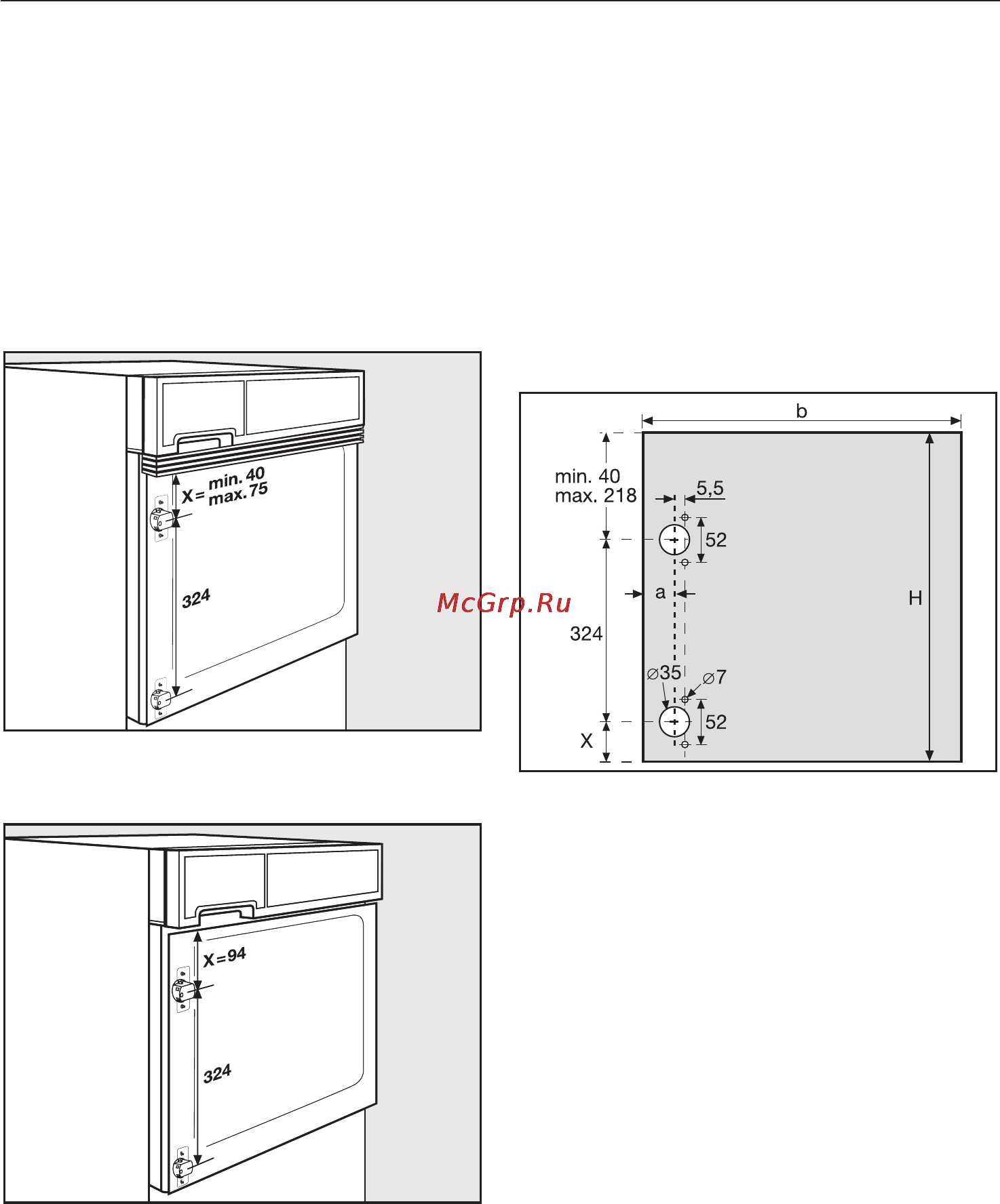 Miele W2839 i WPM re [60/80] Ëèöåâàÿ ïàíåëü äðóãèõ ôèðì èçãîòîâèòåëåé 60